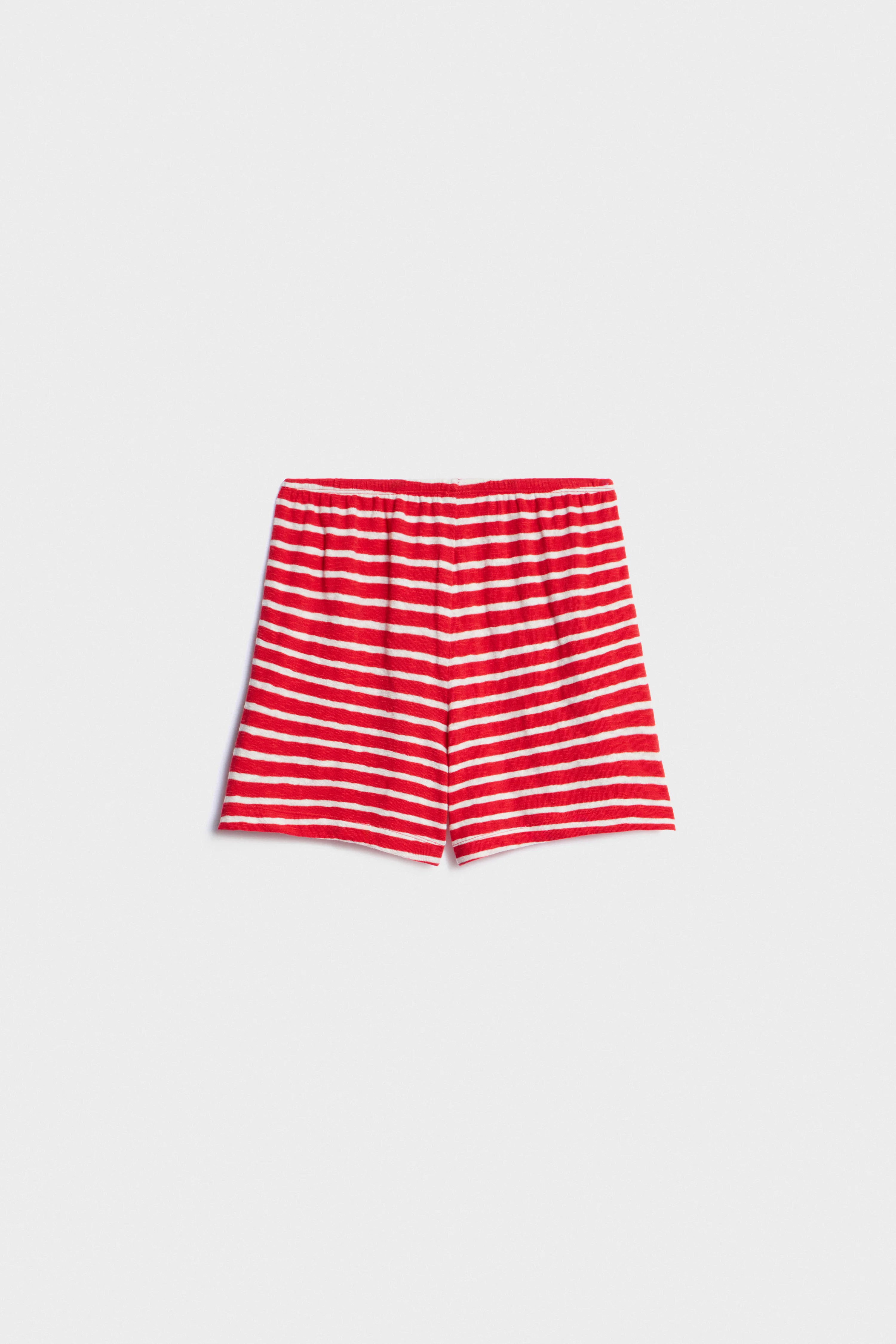 STRIPED COTTON SHORTS - Image 4