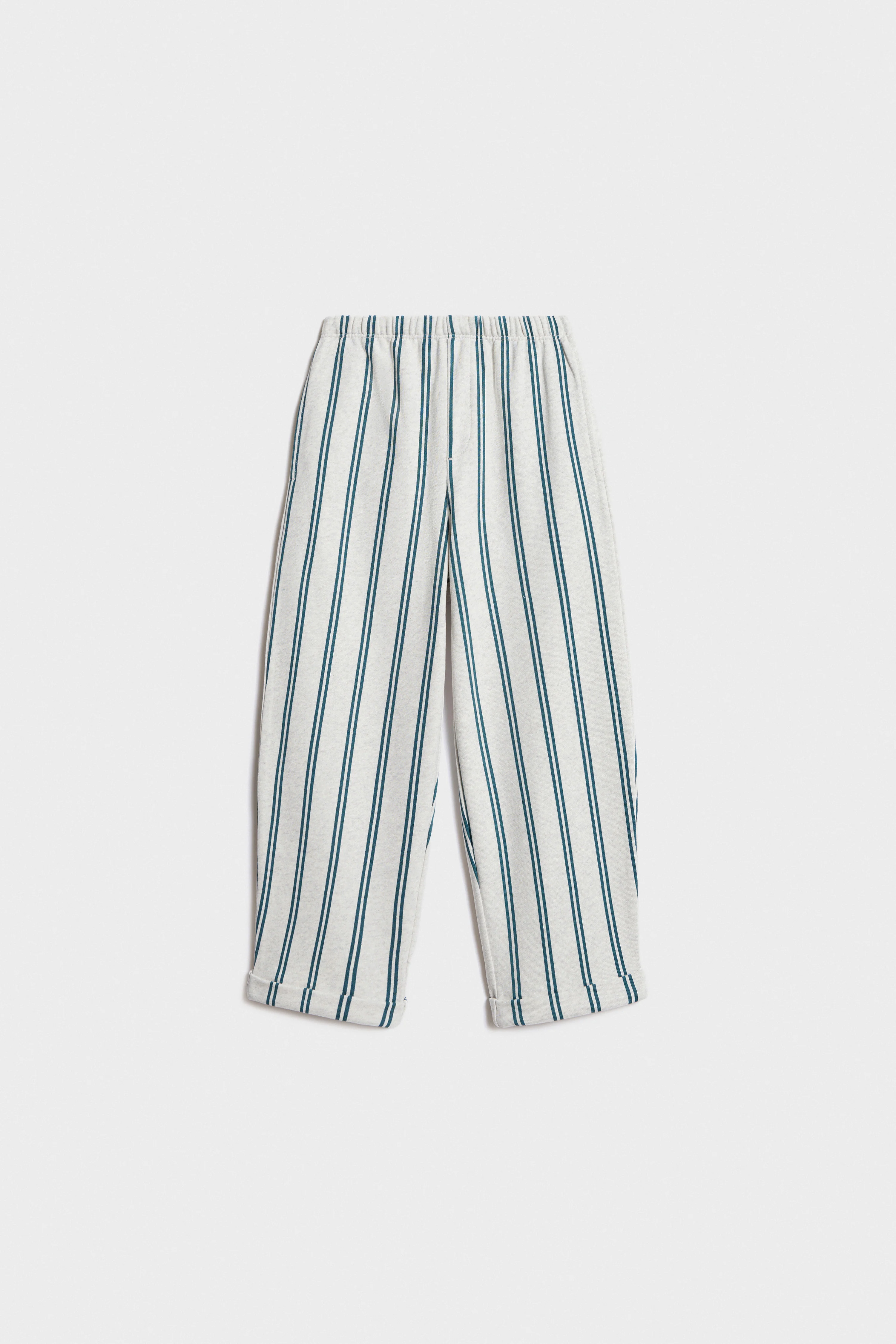 STRIPED COTTON TROUSERS - Image 4