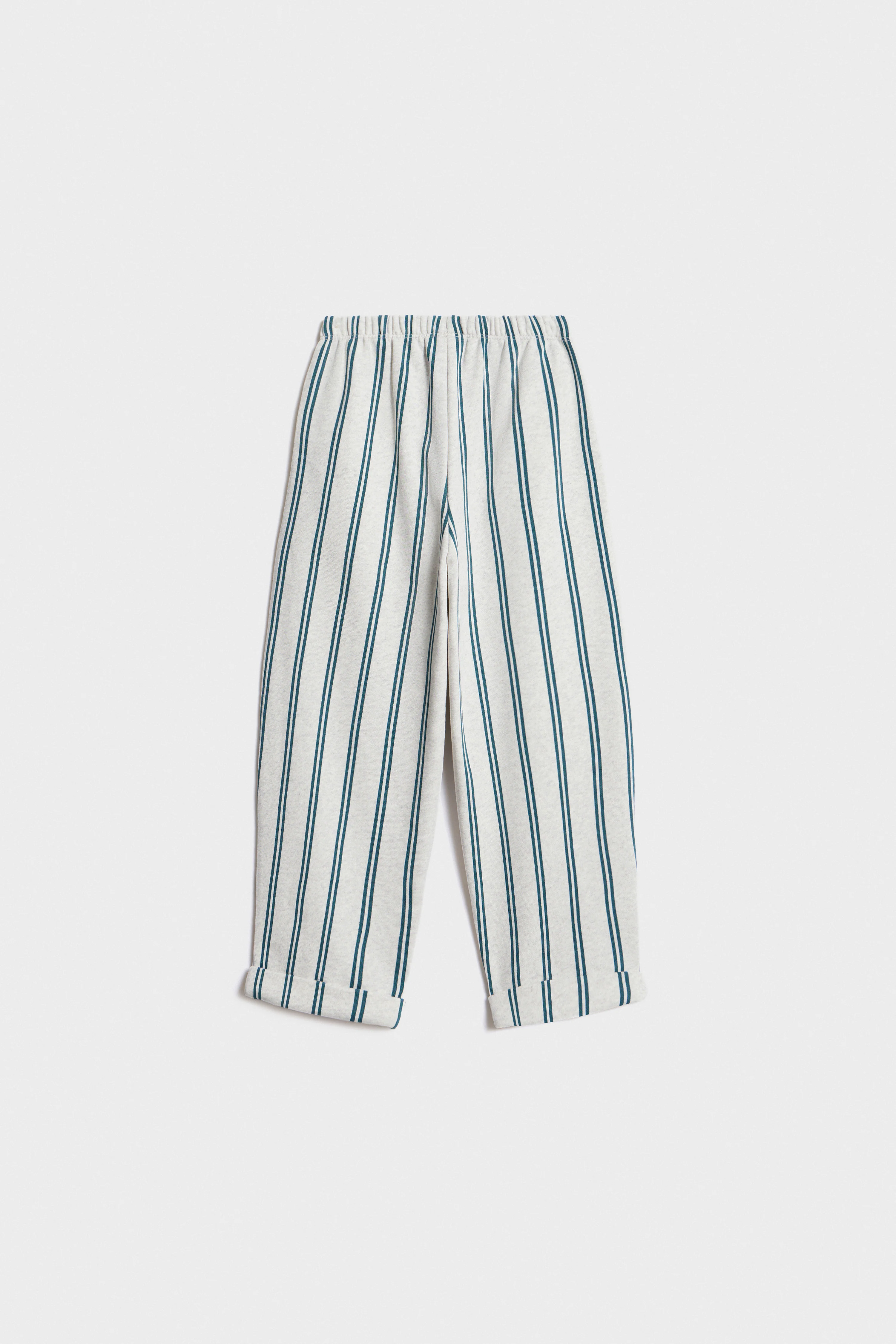 STRIPED COTTON TROUSERS - Image 5
