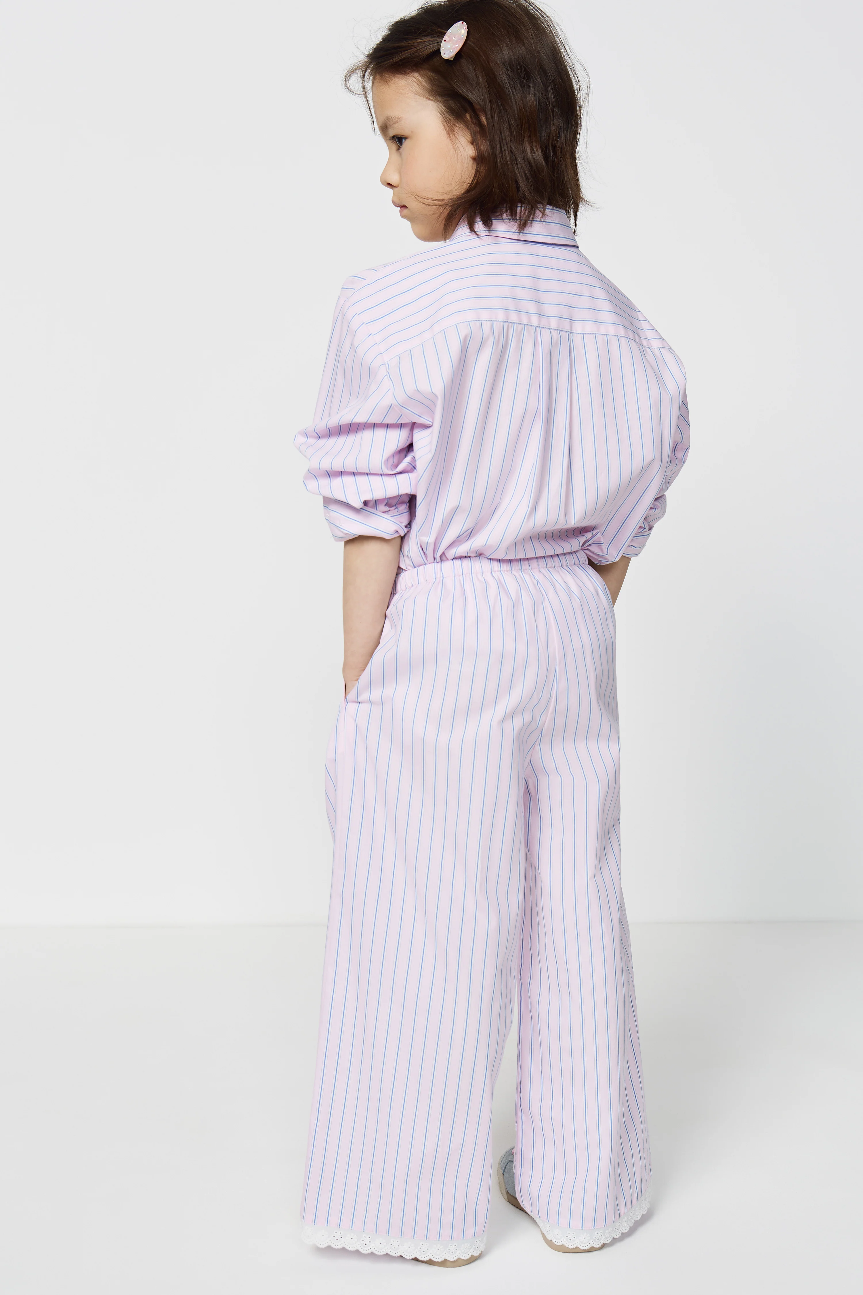 STRIPED COTTON TROUSERS - Image 3
