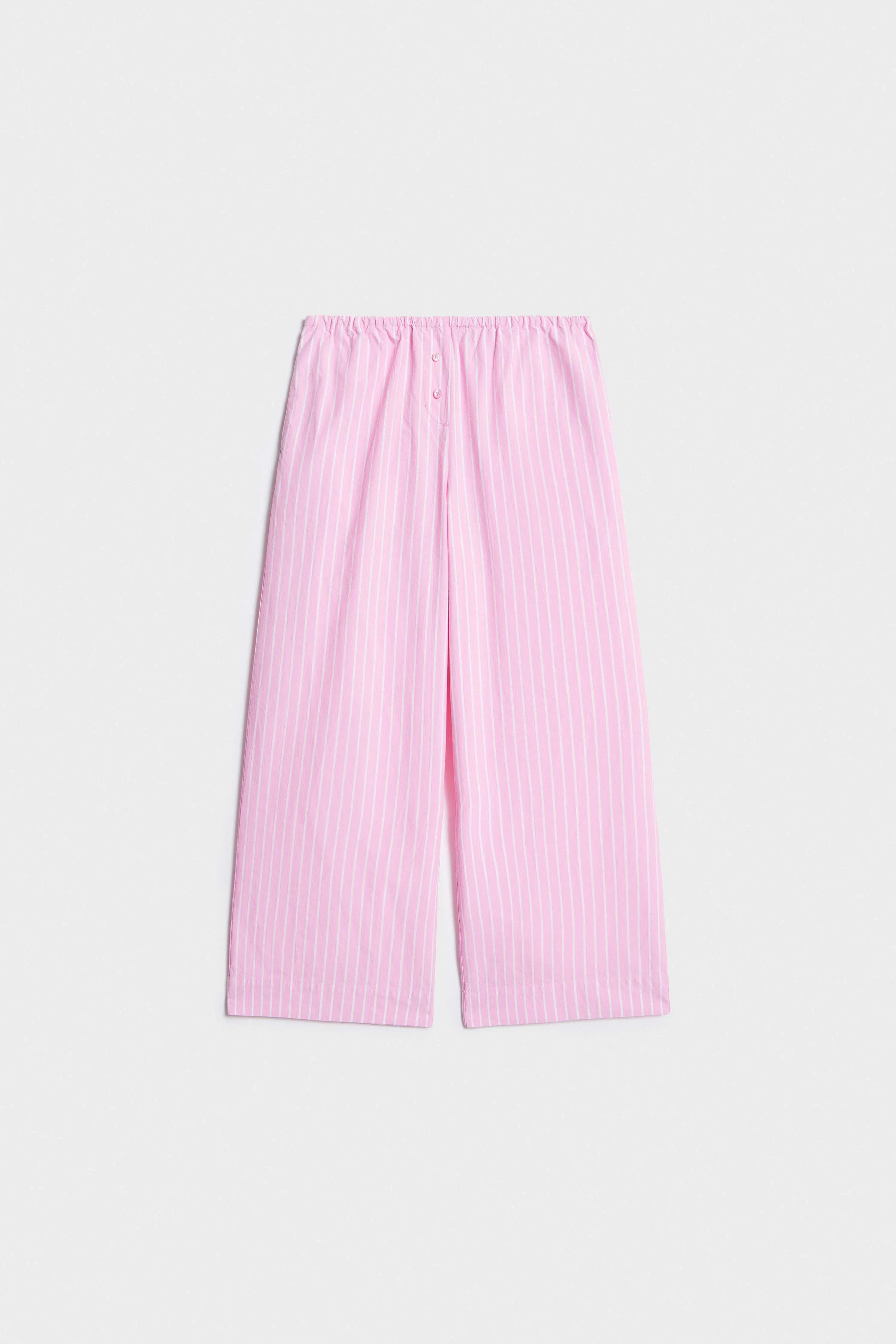 STRIPED COTTON TROUSERS - Image 3