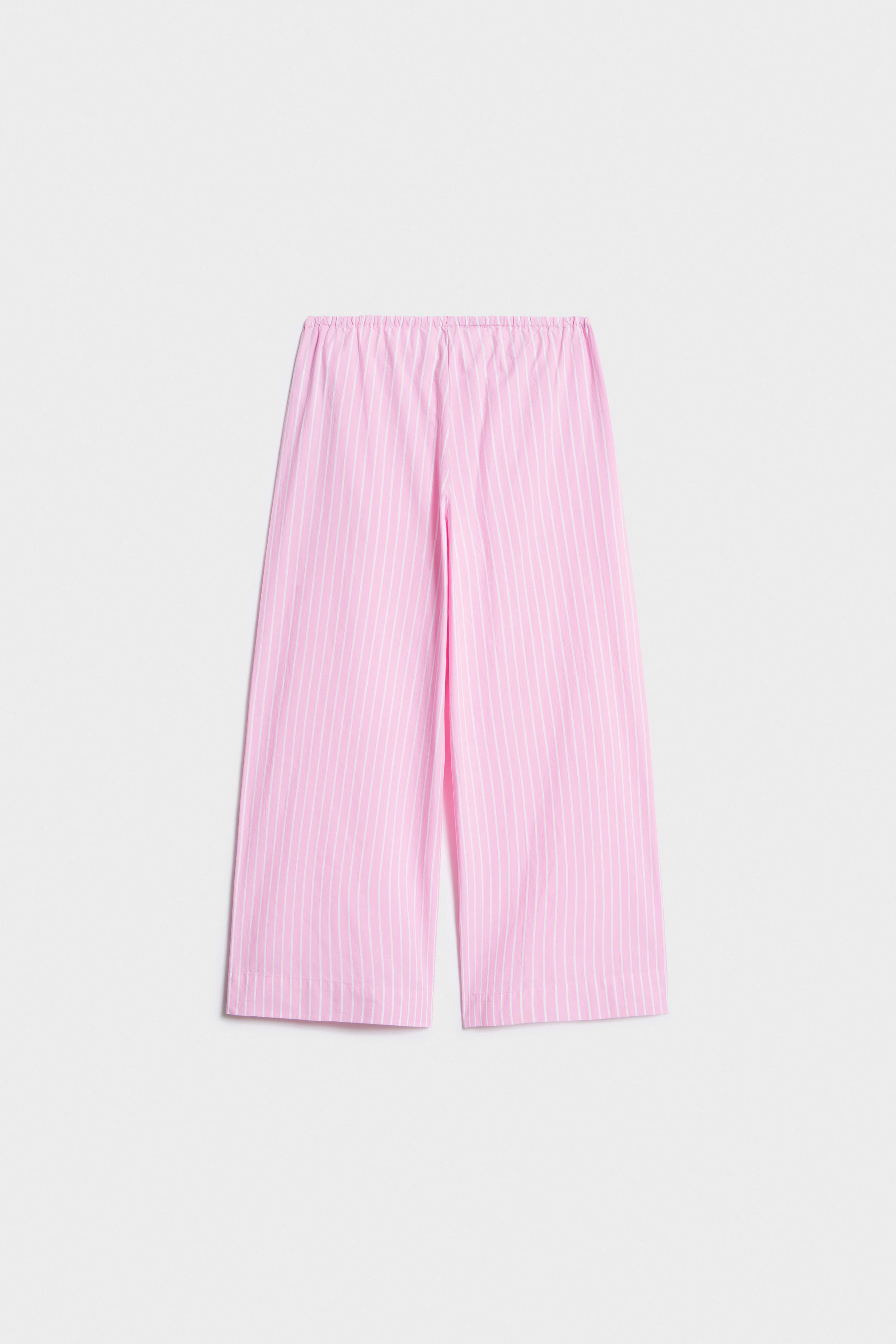 STRIPED COTTON TROUSERS - Image 4