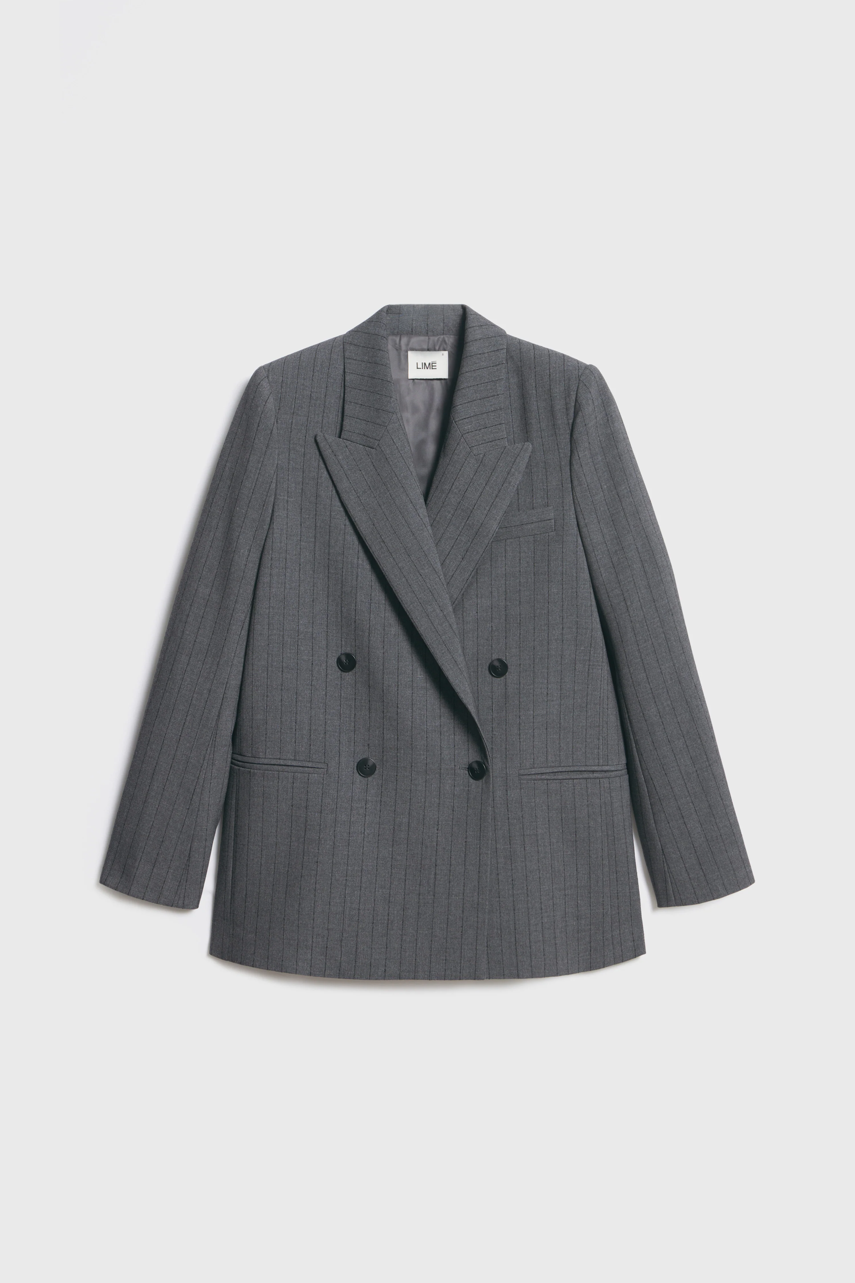 STRIPED DOUBLE-BREASTED BLAZER - Image 6