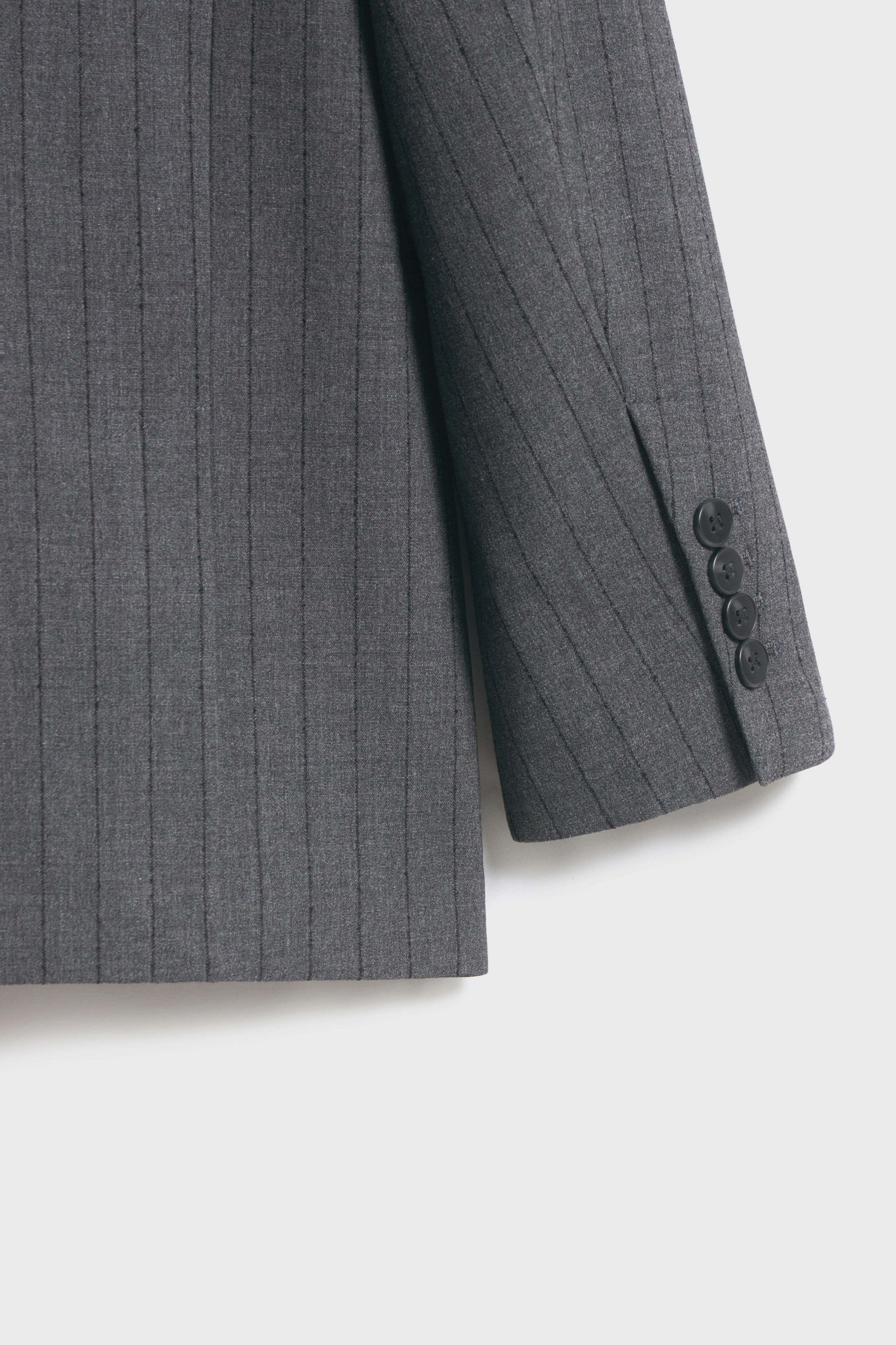STRIPED DOUBLE-BREASTED BLAZER - Image 9