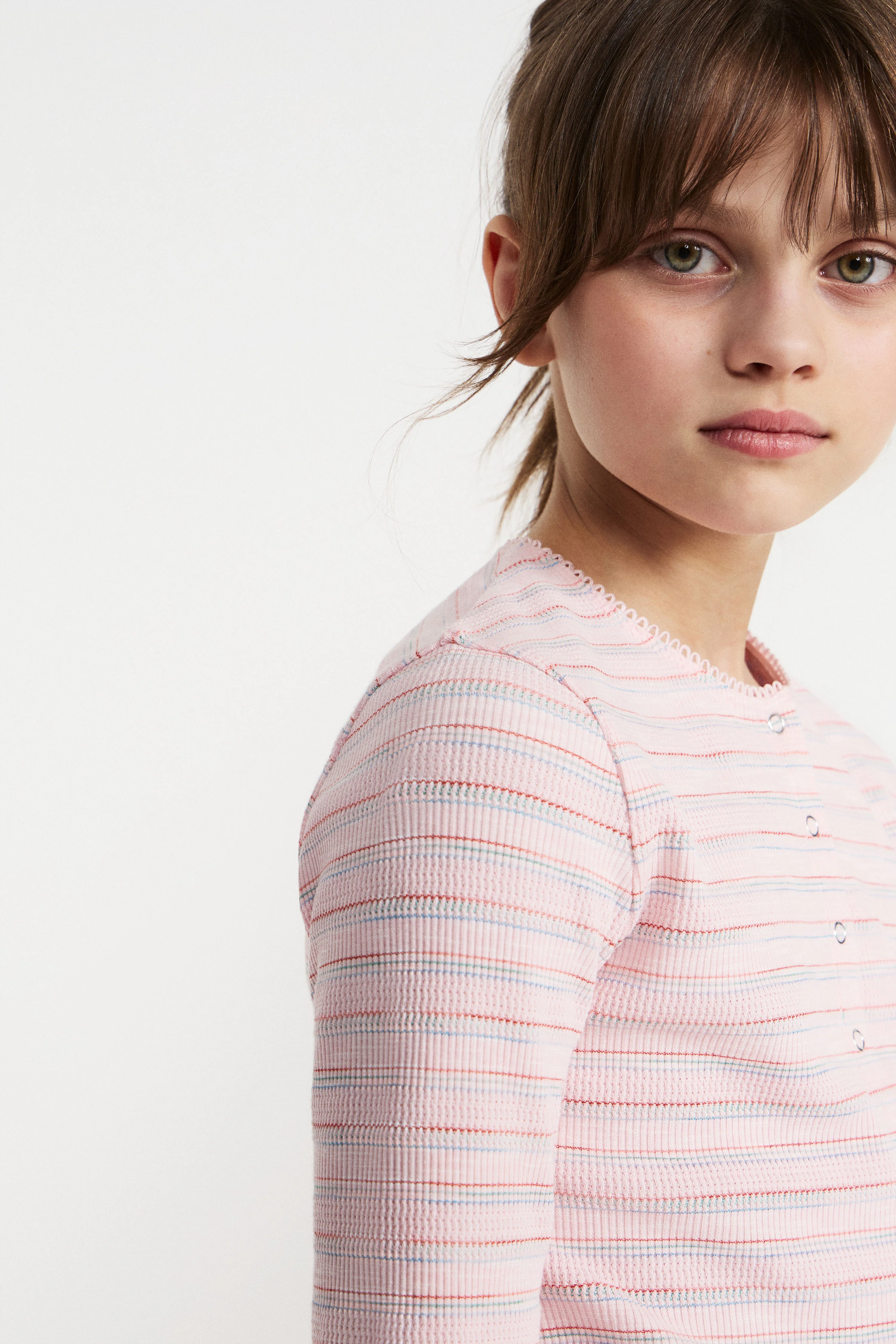STRIPED LONG-SLEEVE TOP - Image 3