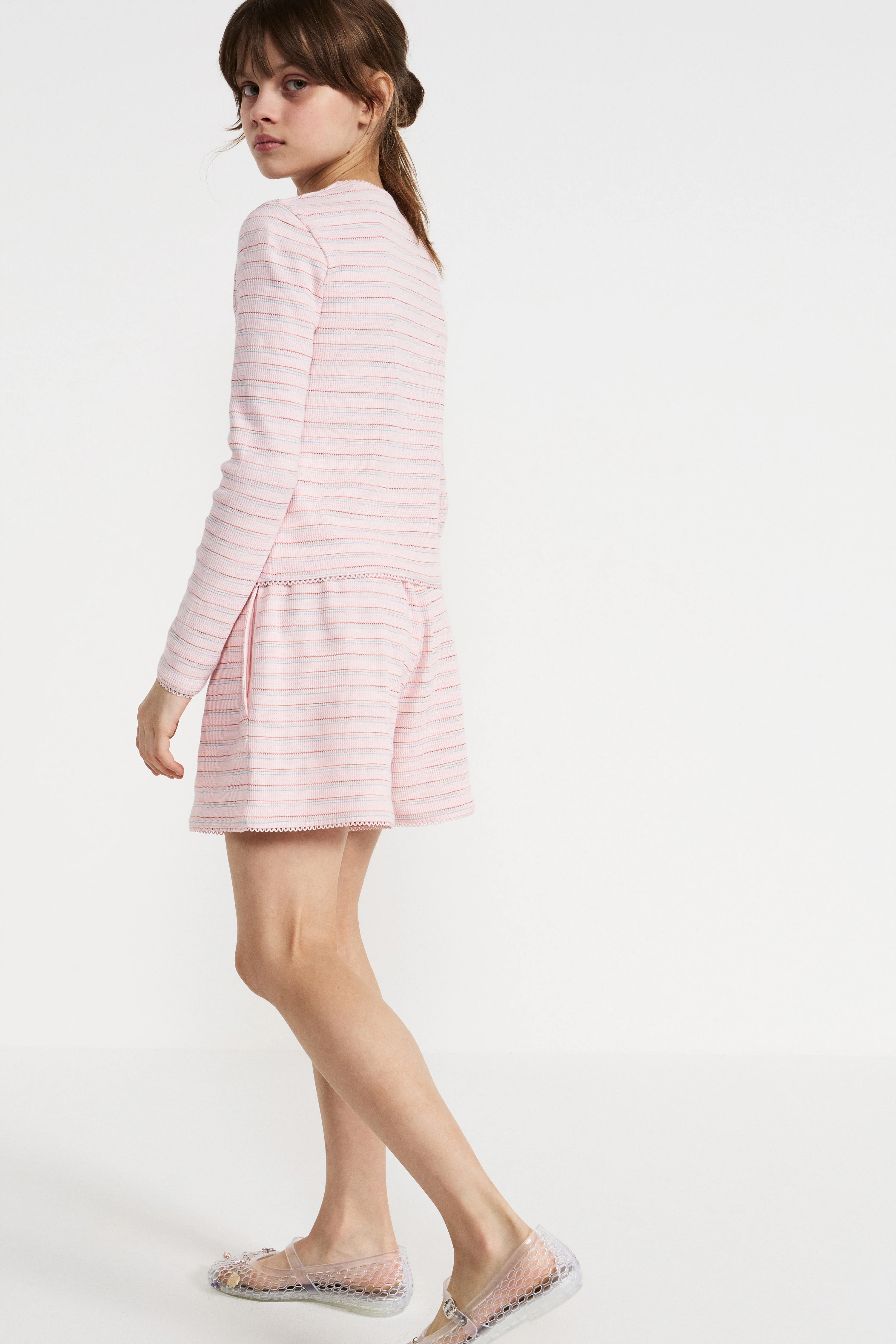 STRIPED LONG-SLEEVE TOP - Image 4
