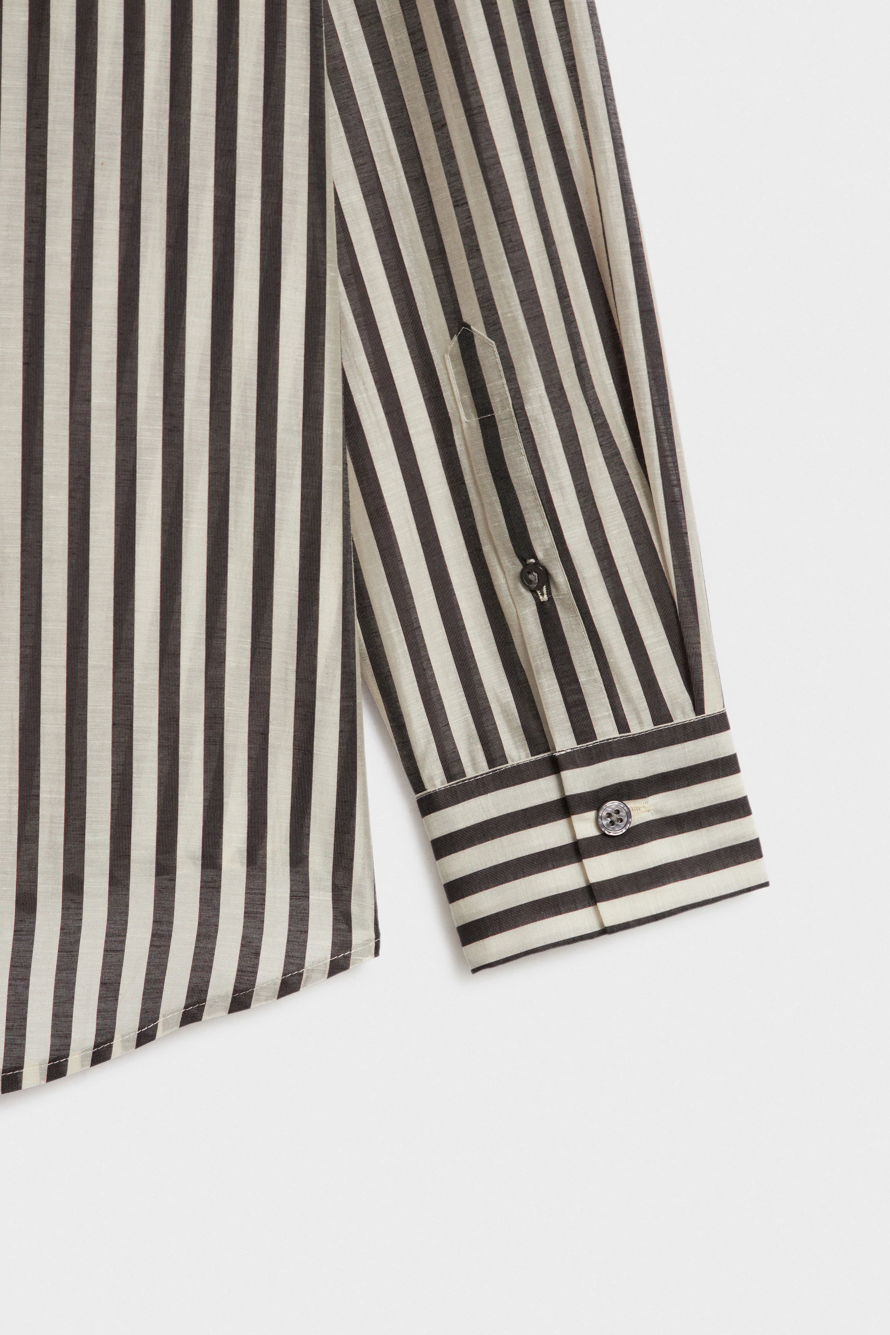 STRIPED LYOCELL SHIRT - Image 7
