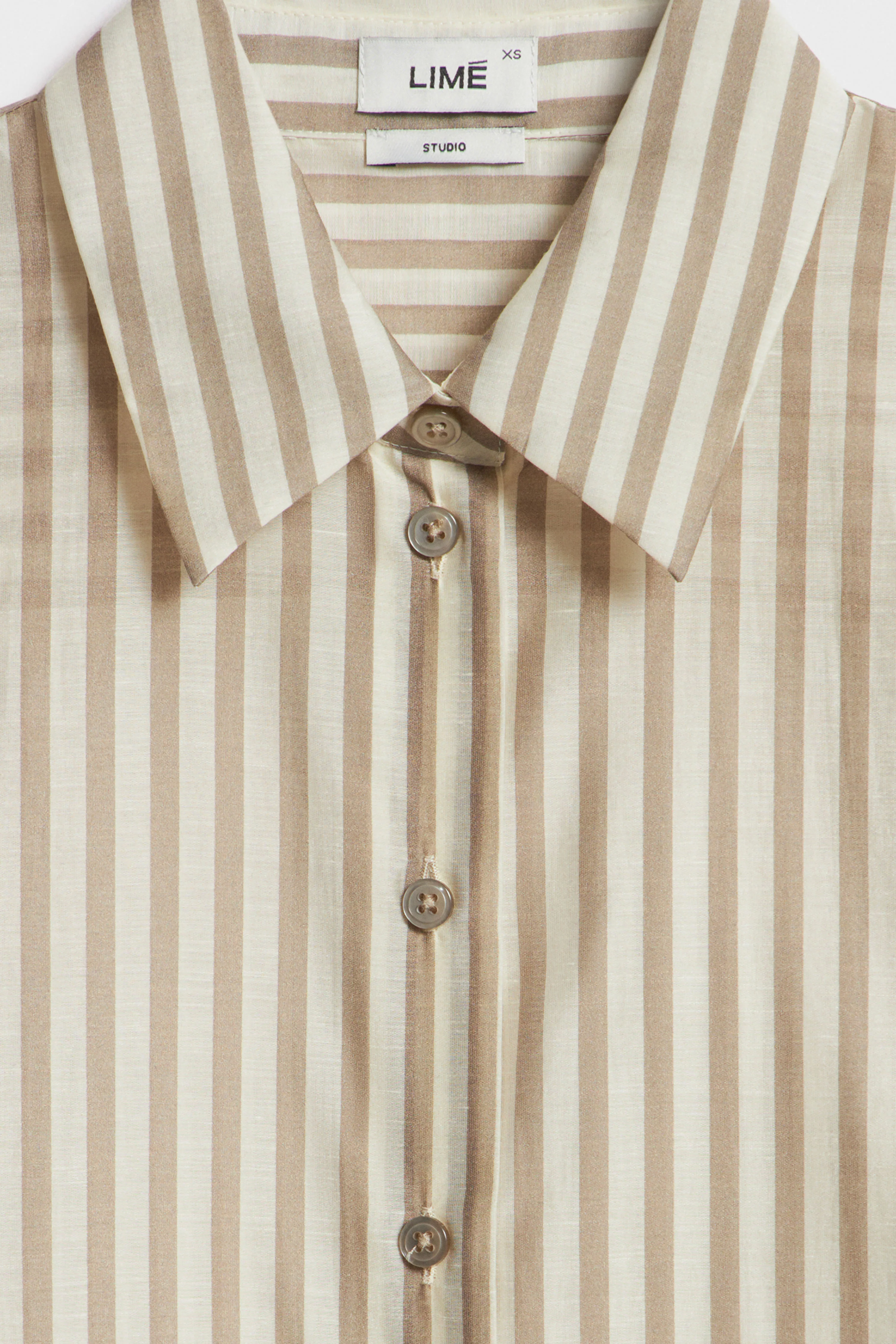 STRIPED LYOCELL SHIRT - Image 7