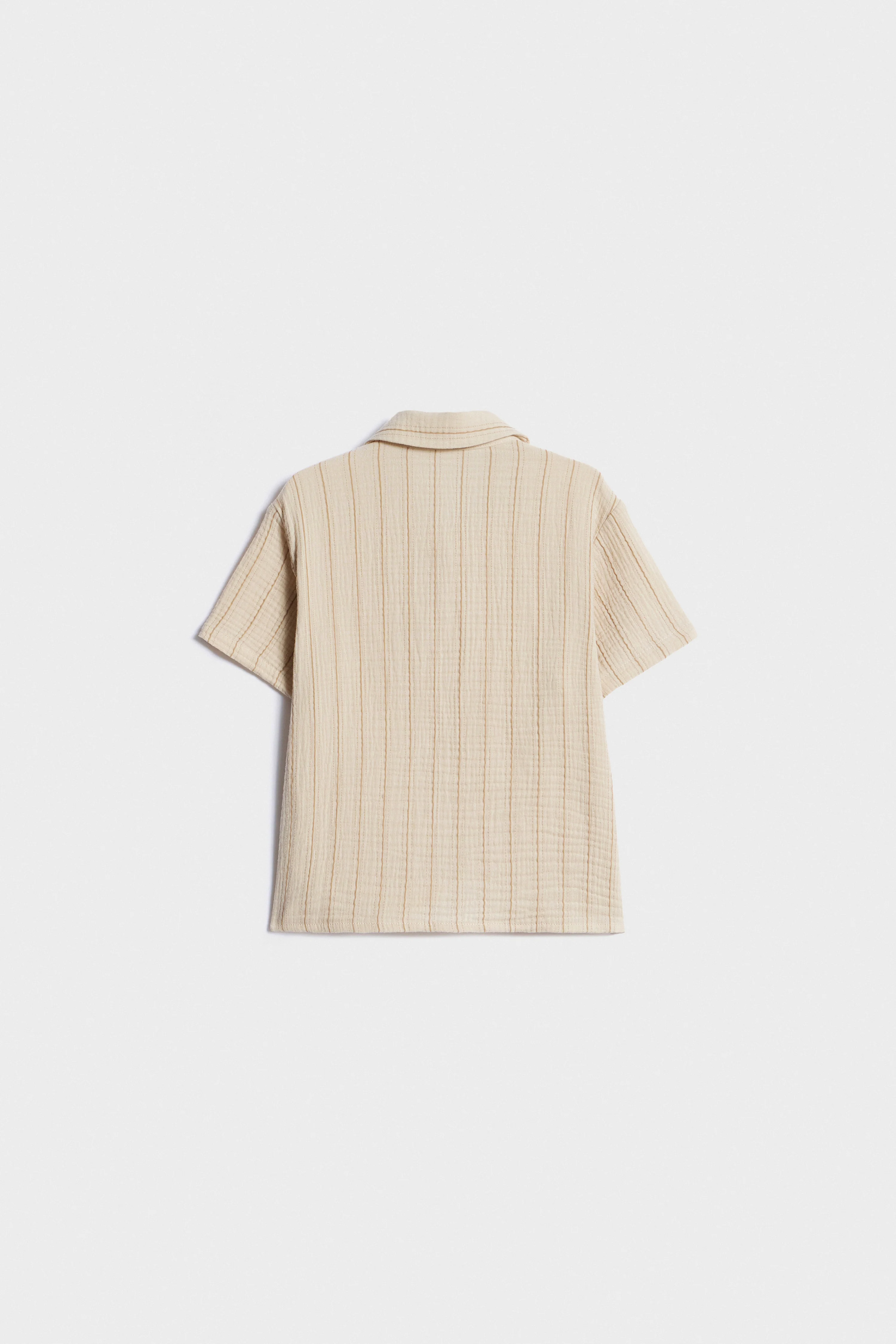STRIPED MUSLIN SHIRT - Image 5
