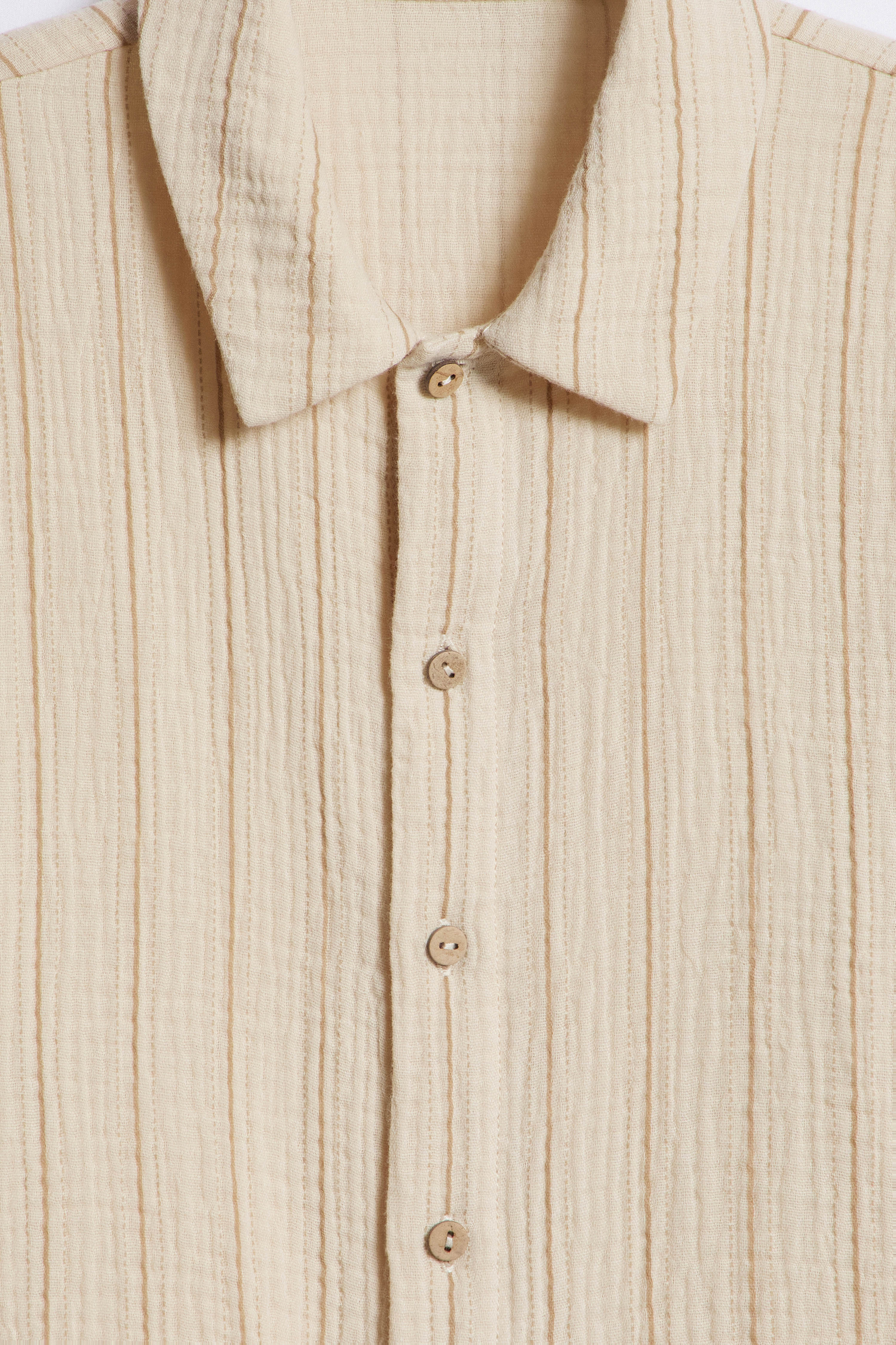STRIPED MUSLIN SHIRT - Image 6