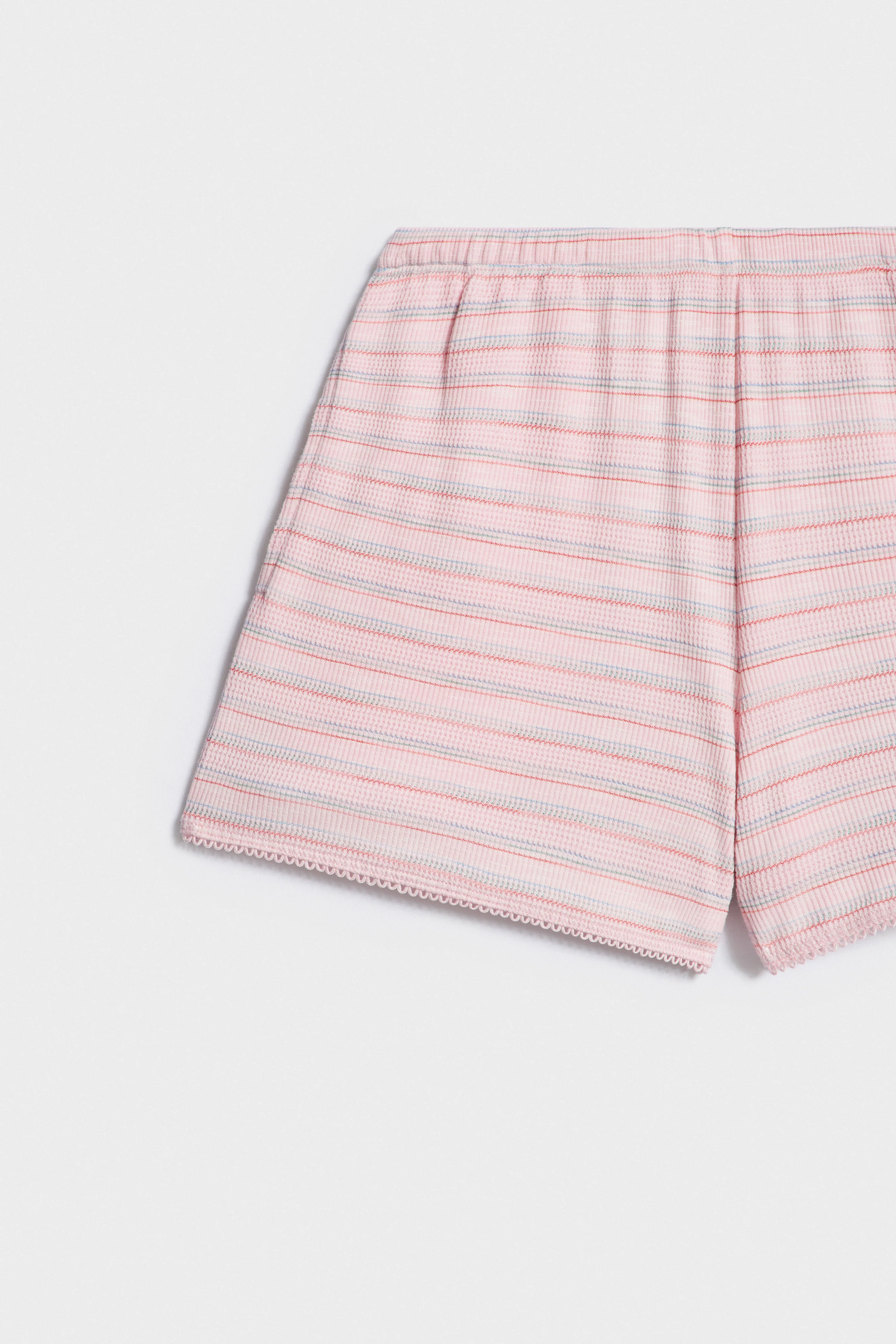 STRIPED STRAIGHT-LEG SHORTS - Image 6