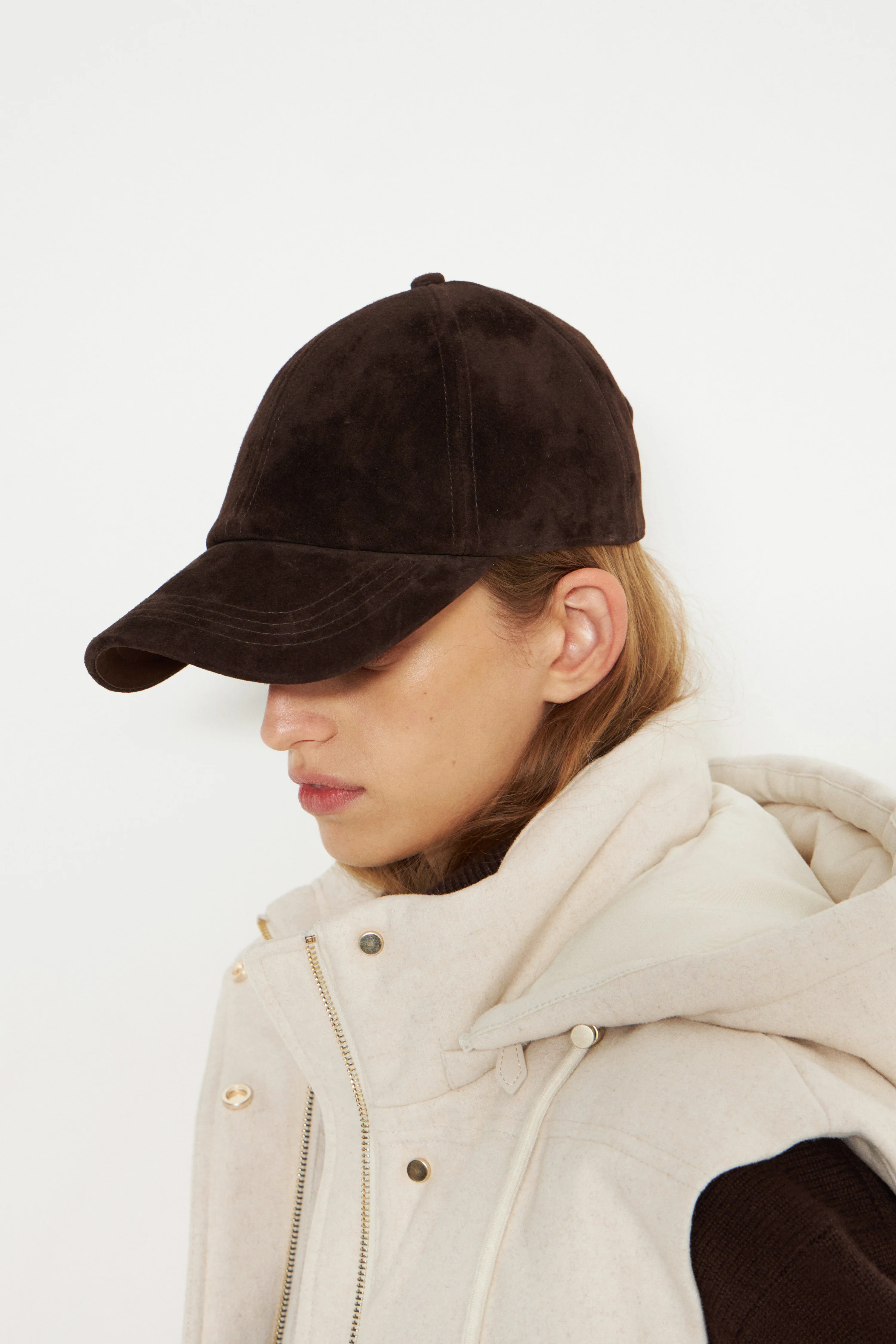 SUEDE BASEBALL CAP - Image 2
