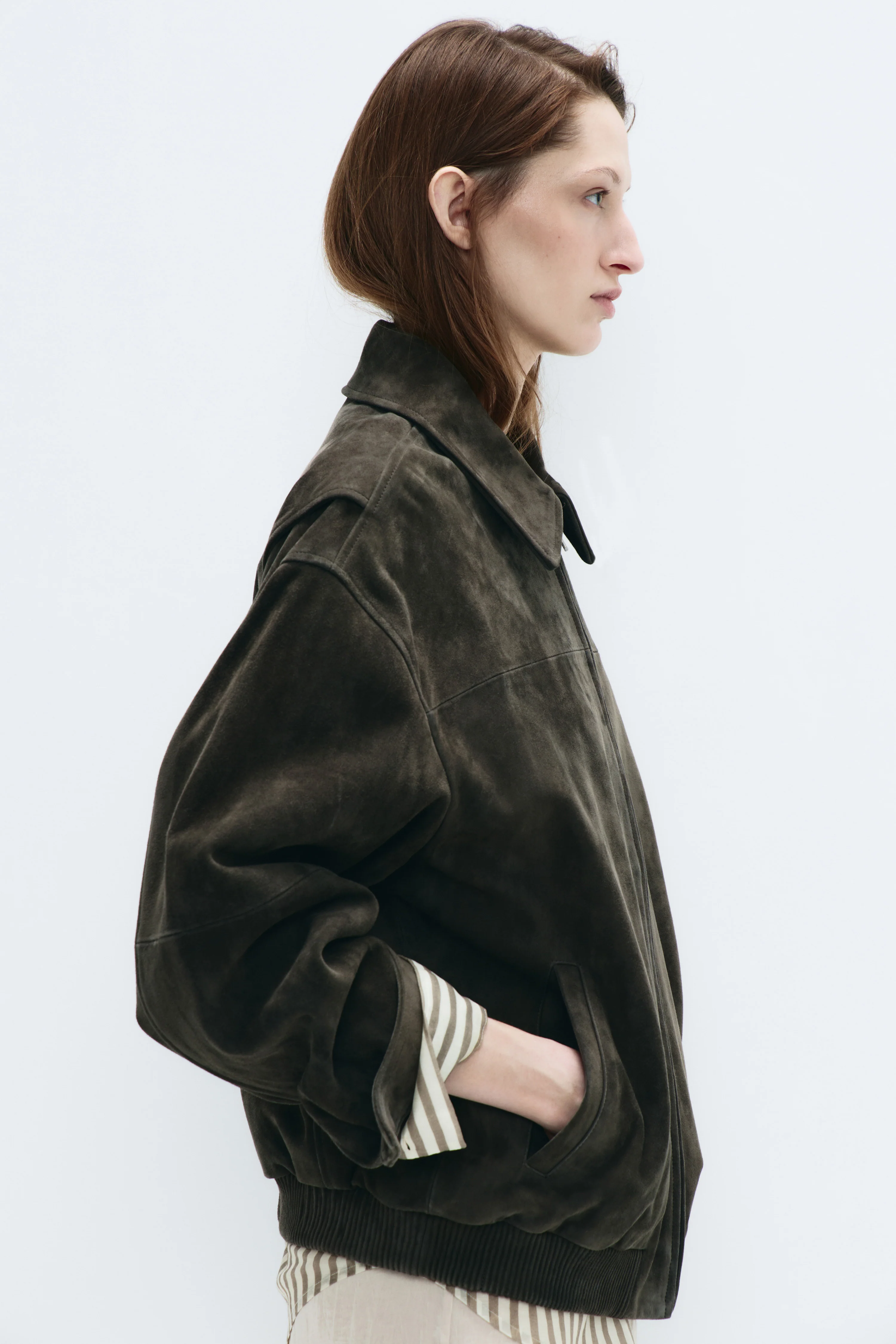 SUEDE BOMBER JACKET - Image 4