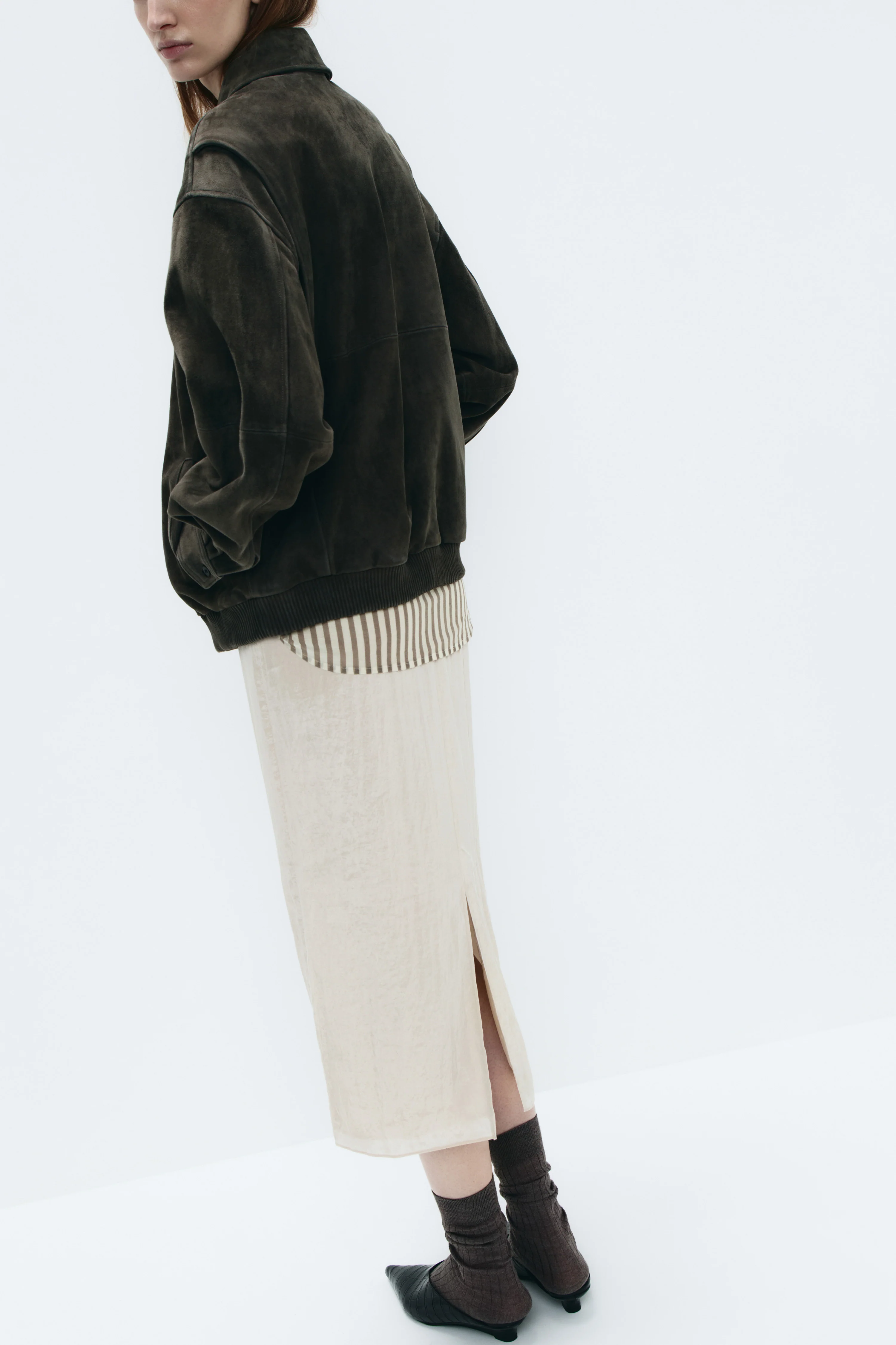 SUEDE BOMBER JACKET - Image 5