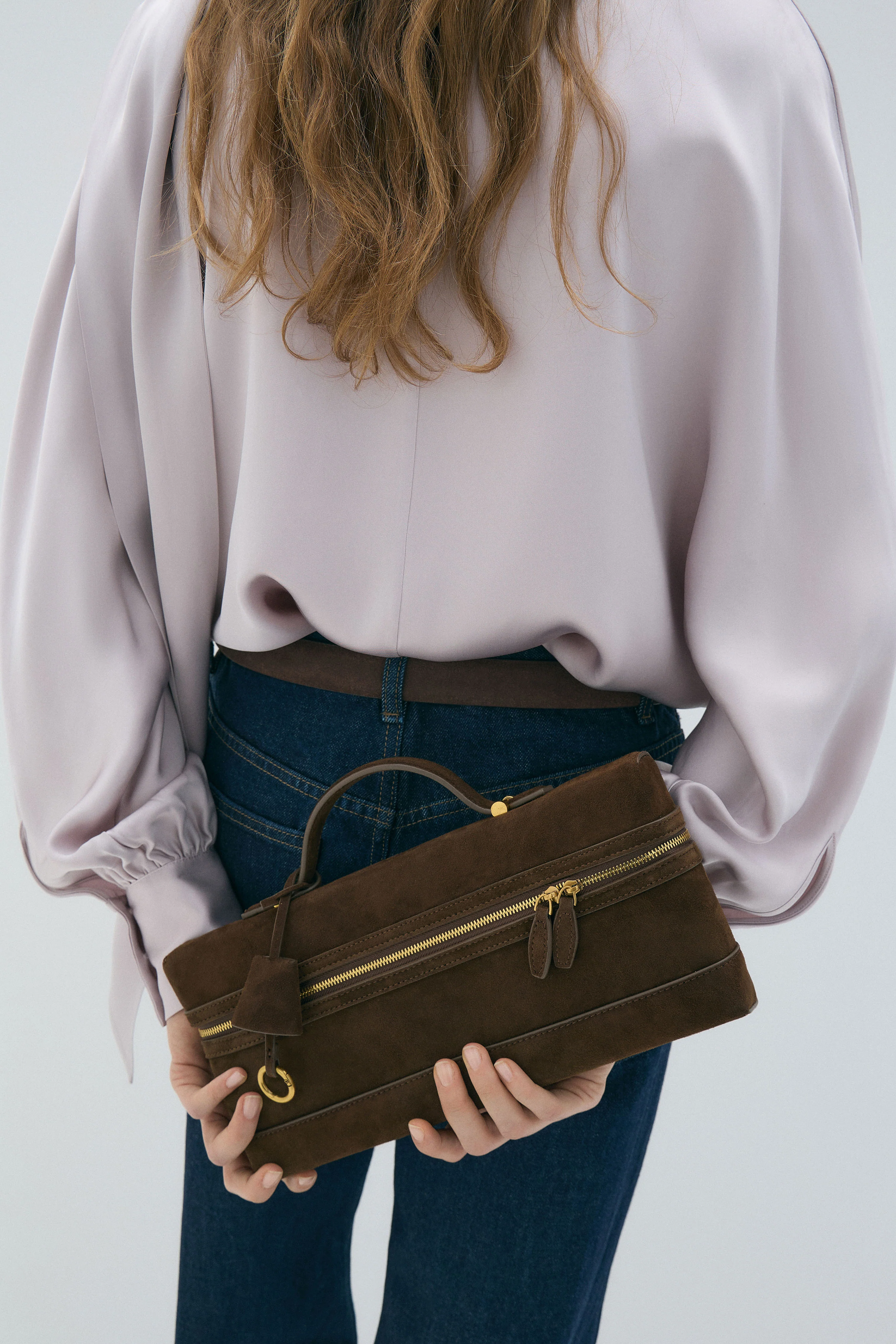 SUEDE CLUTCH