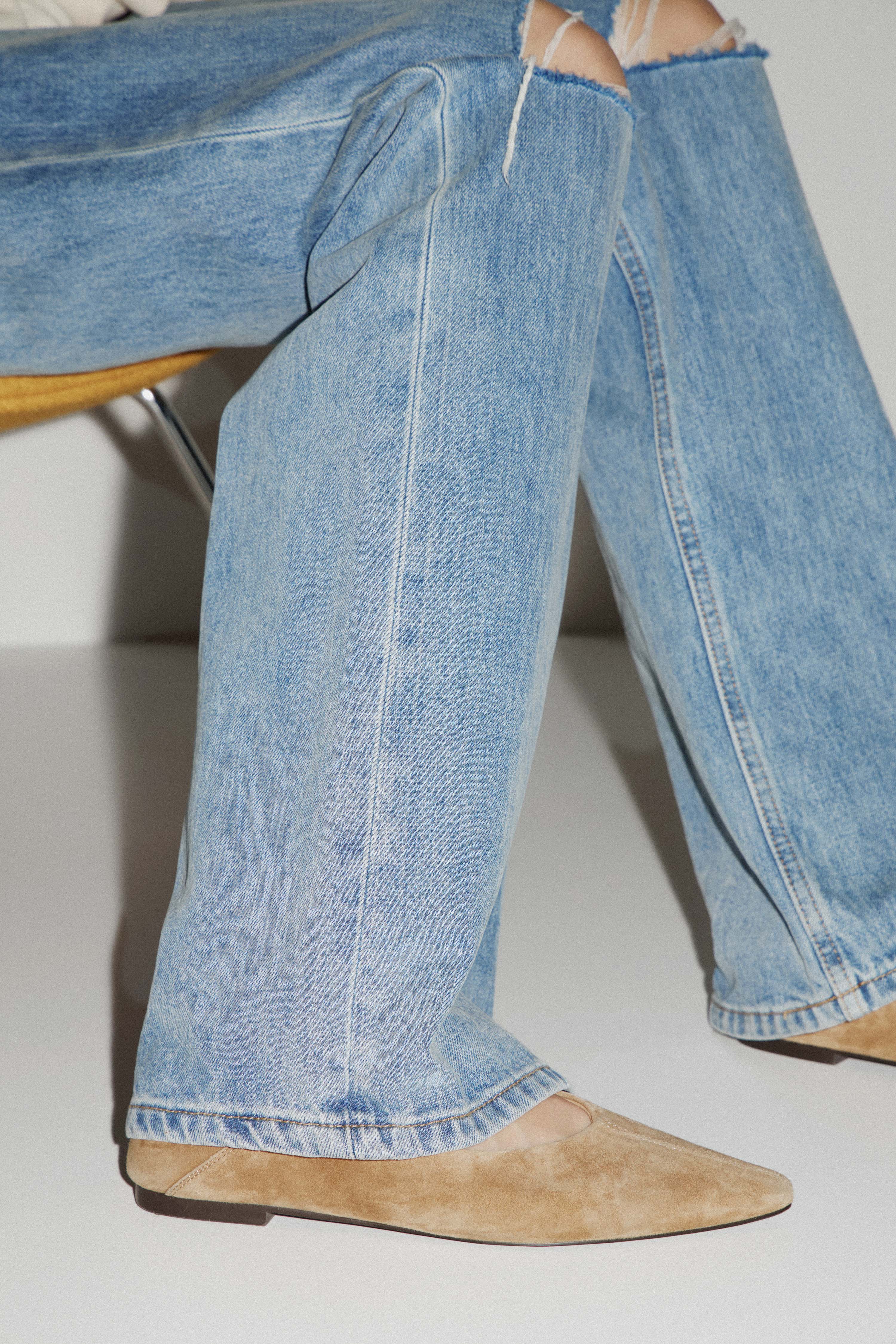 SUEDE FLAT SHOES - Image 8