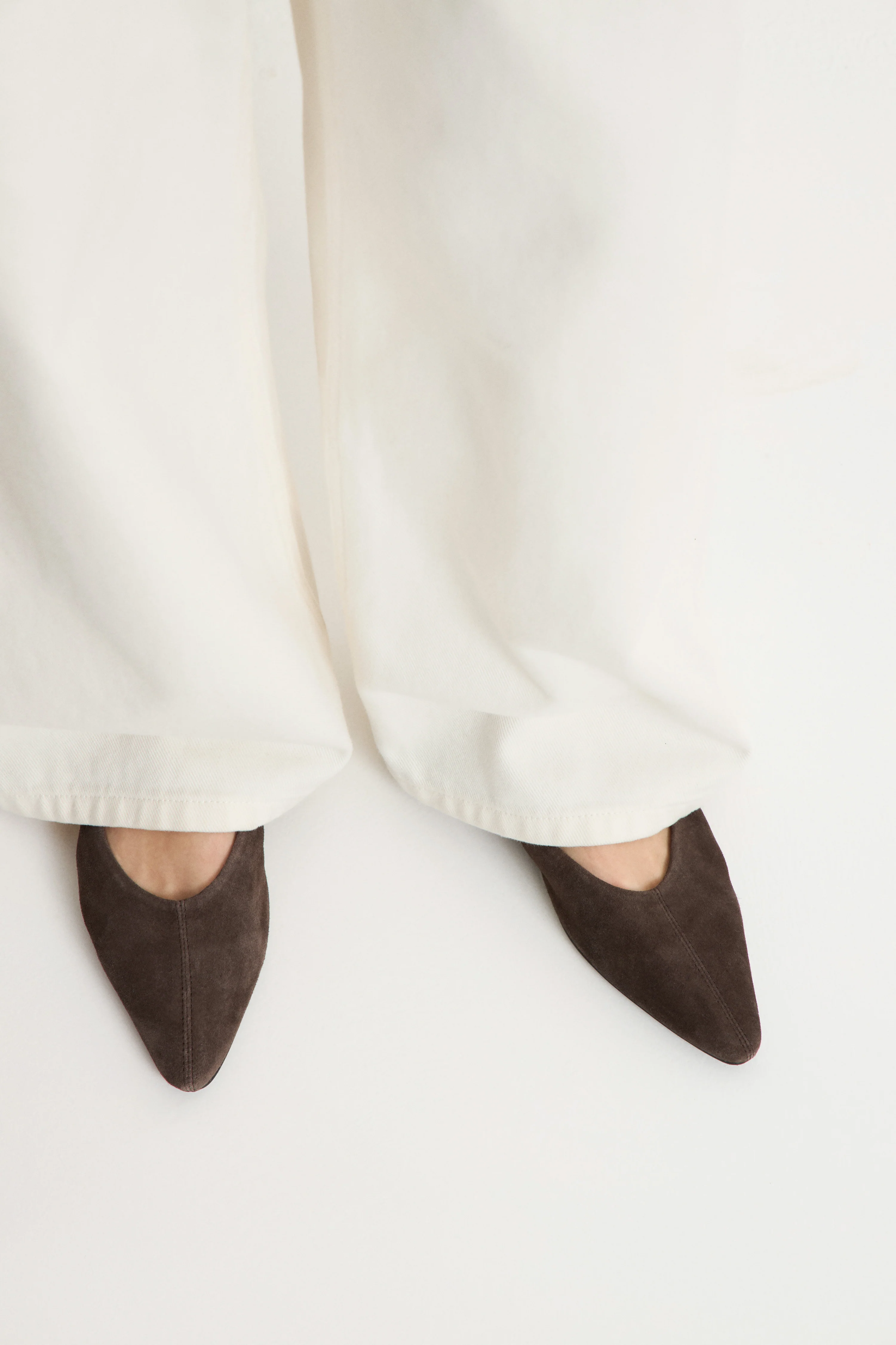 SUEDE FLAT SHOES - Image 8