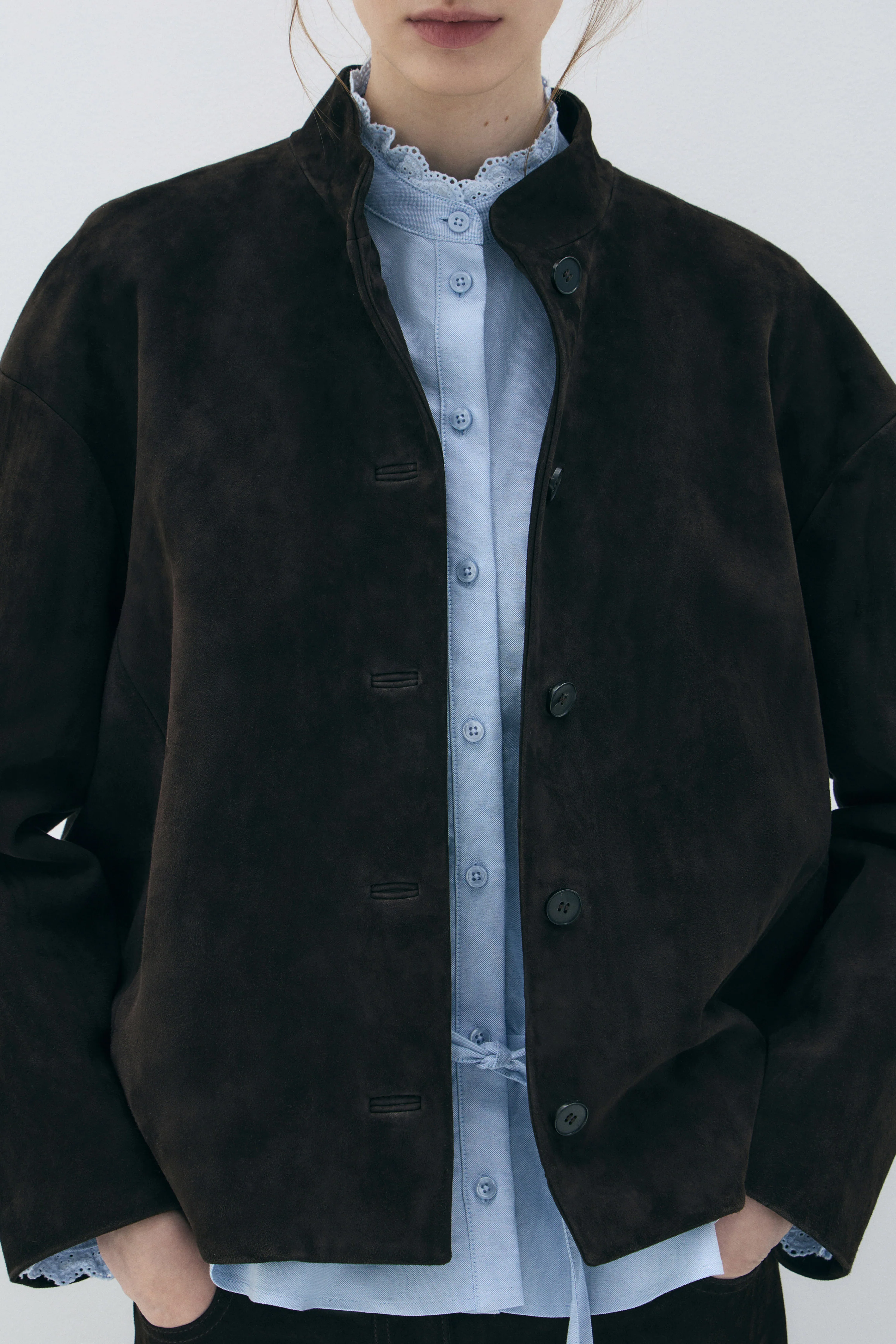 SUEDE GOAT BLAZER - Image 3