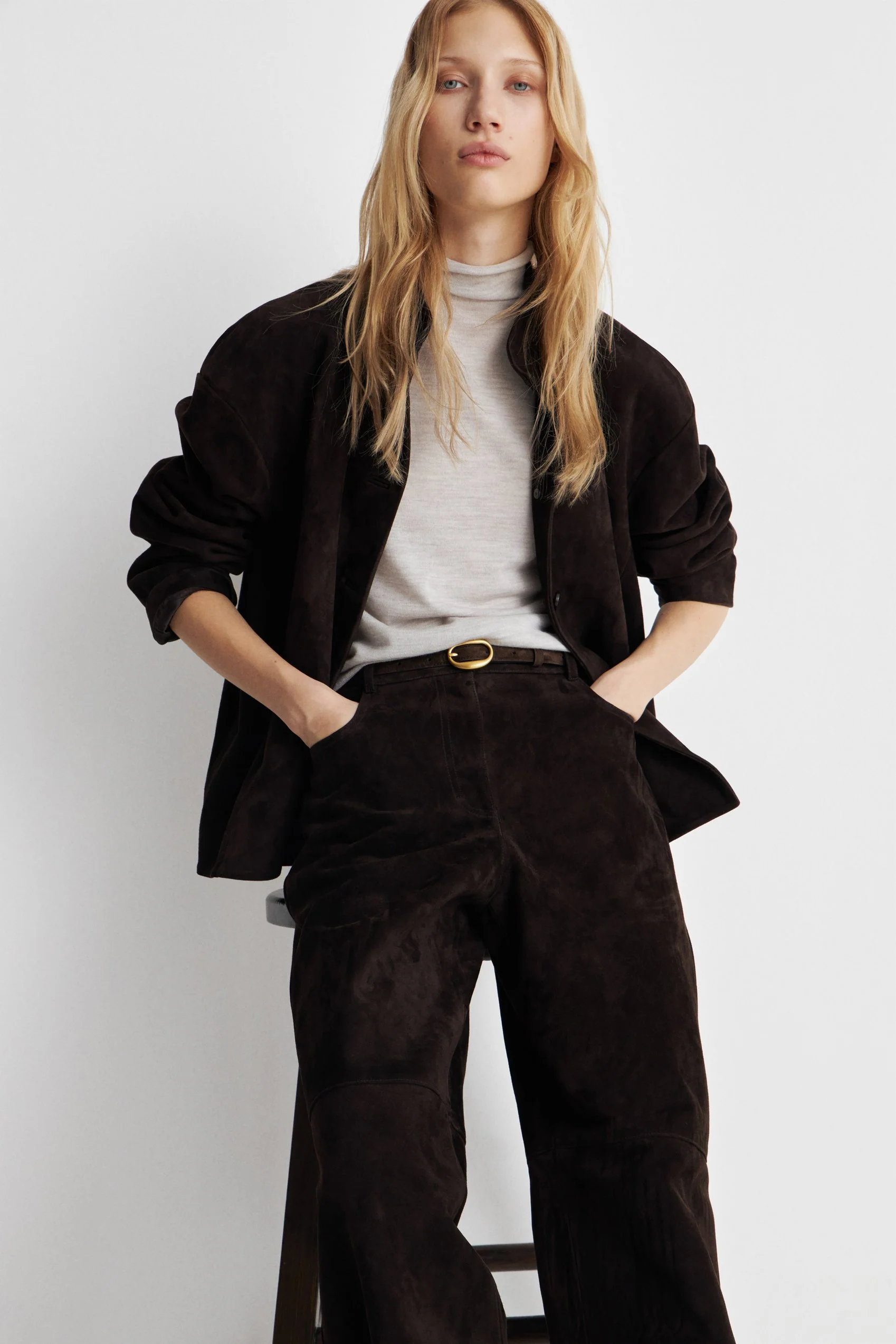 SUEDE GOAT BLAZER - Image 9