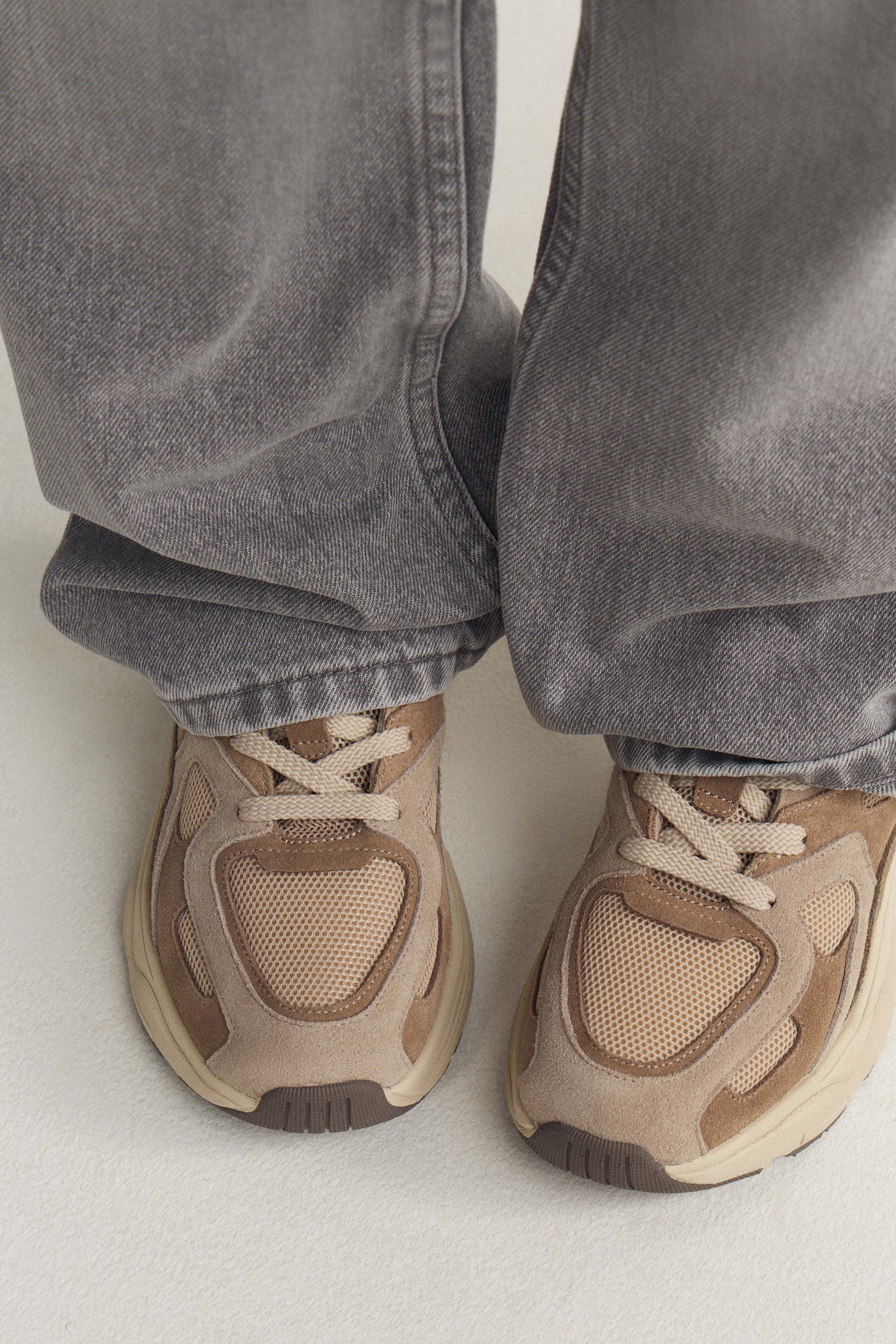 SUEDE HYBRID TRAINERS - Image 2