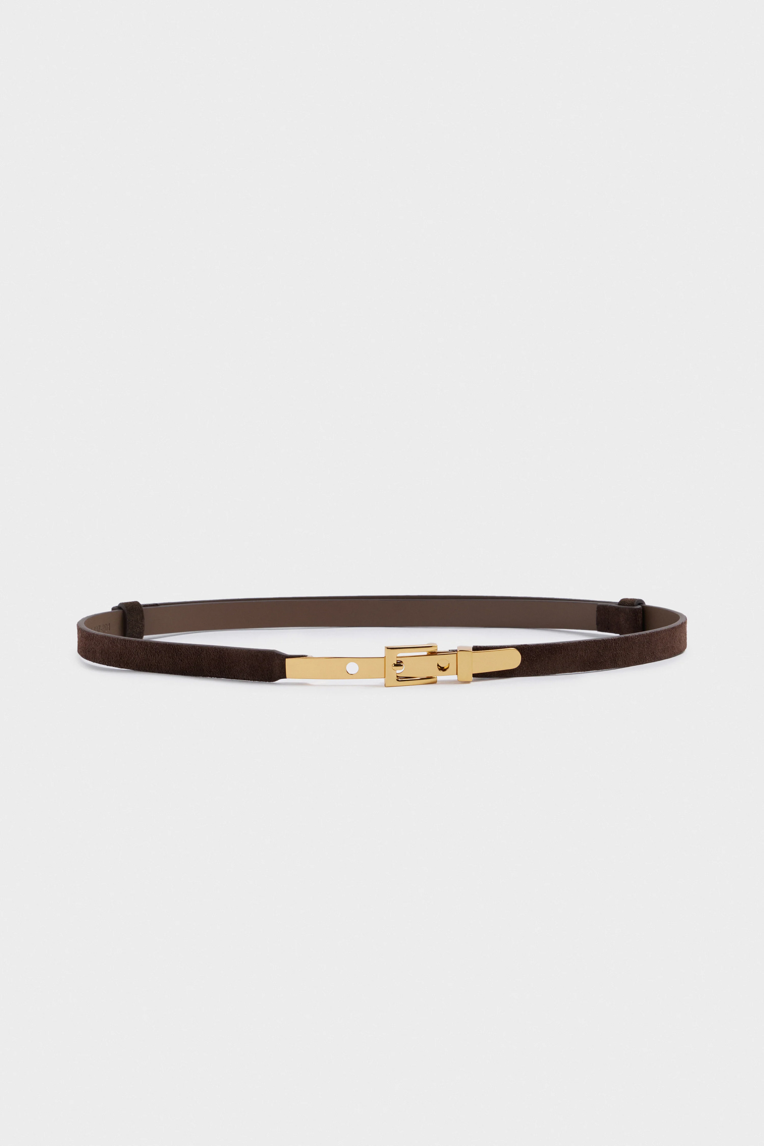 SUEDE LEATHER AND METAL BELT - Image 3