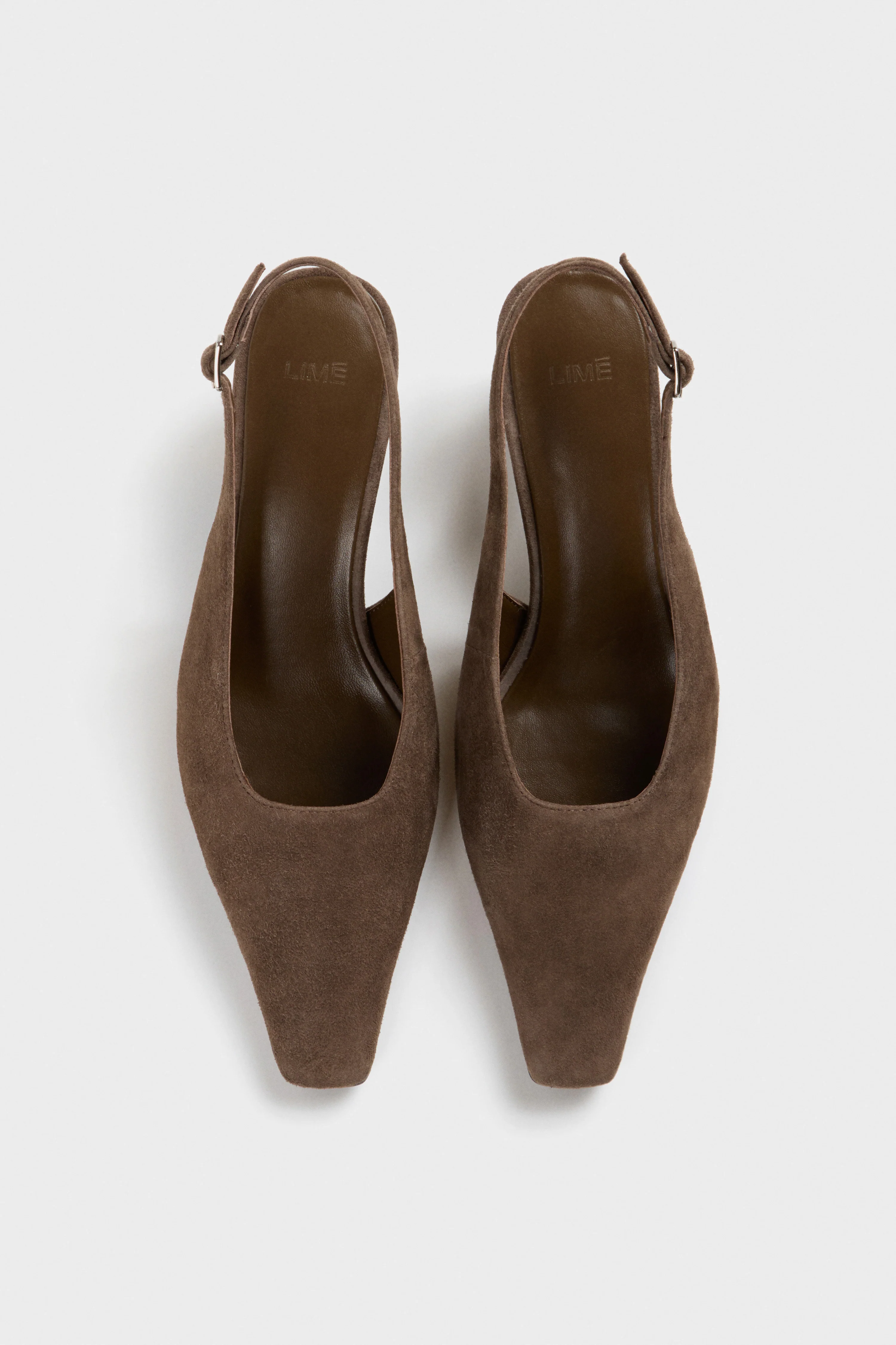 SUEDE LEATHER SLINGBACKS - Image 9
