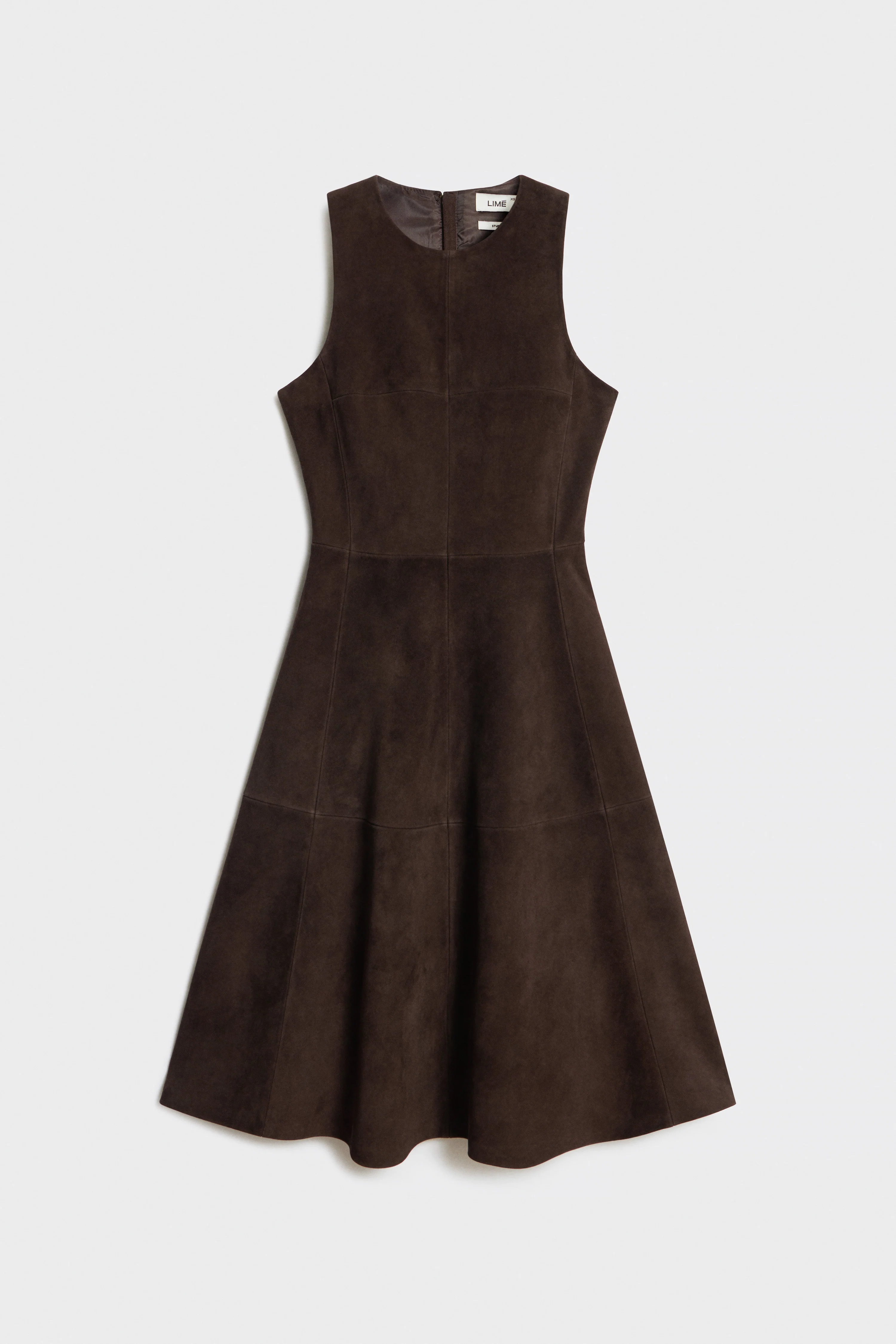SUEDE MIDI DRESS - Image 6