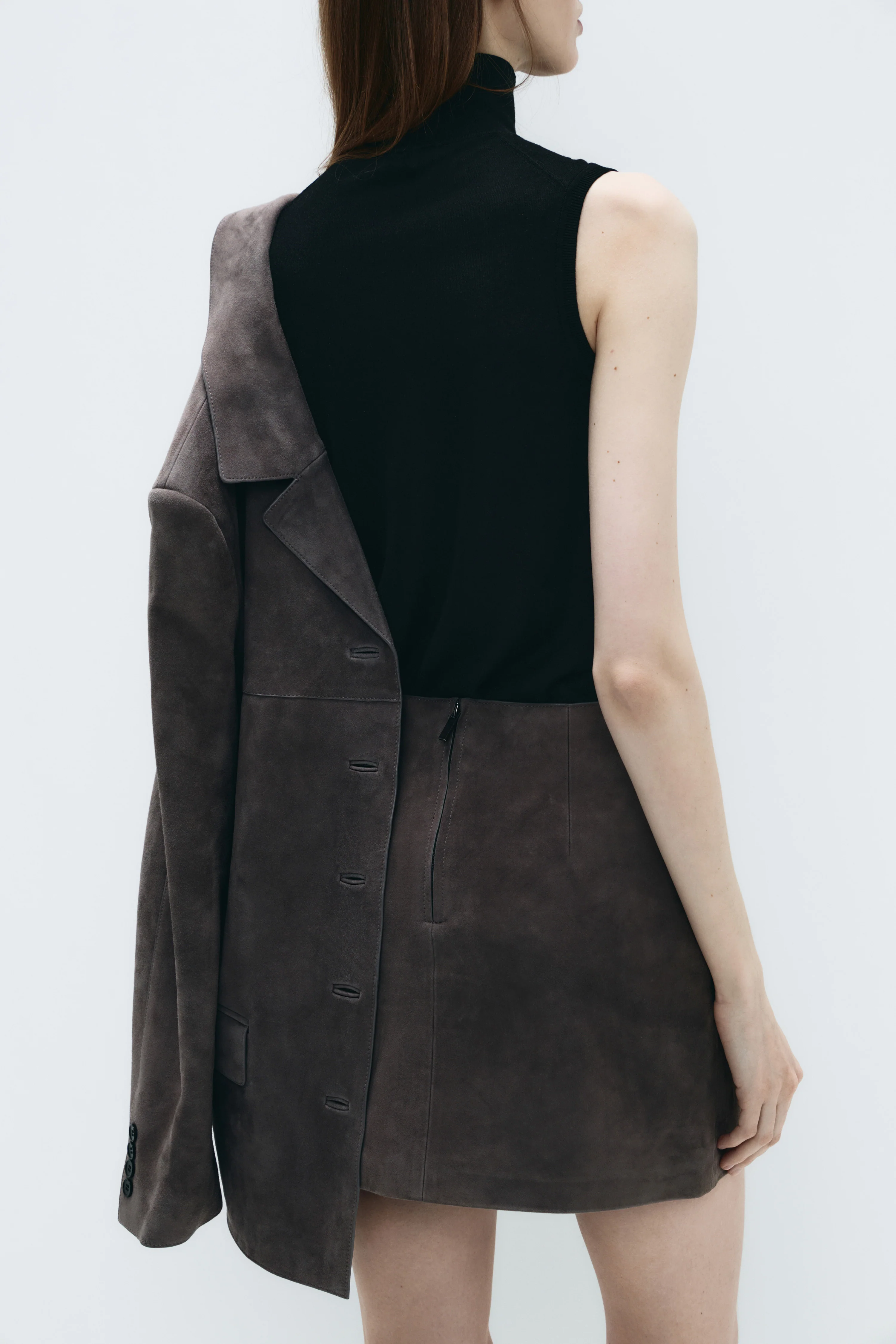SUEDE MINI SKIRT - Image 4