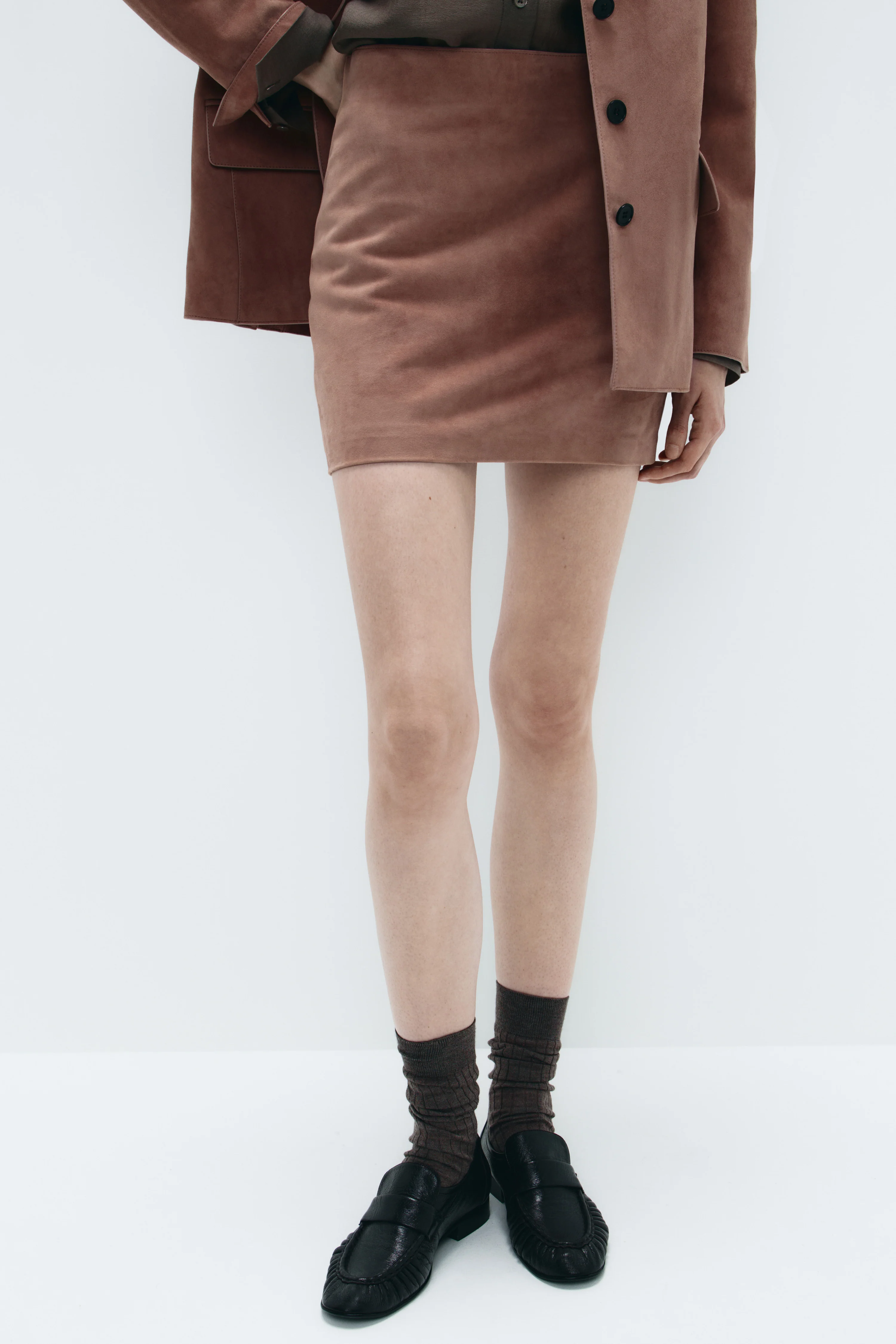 SUEDE MINI SKIRT - Image 3