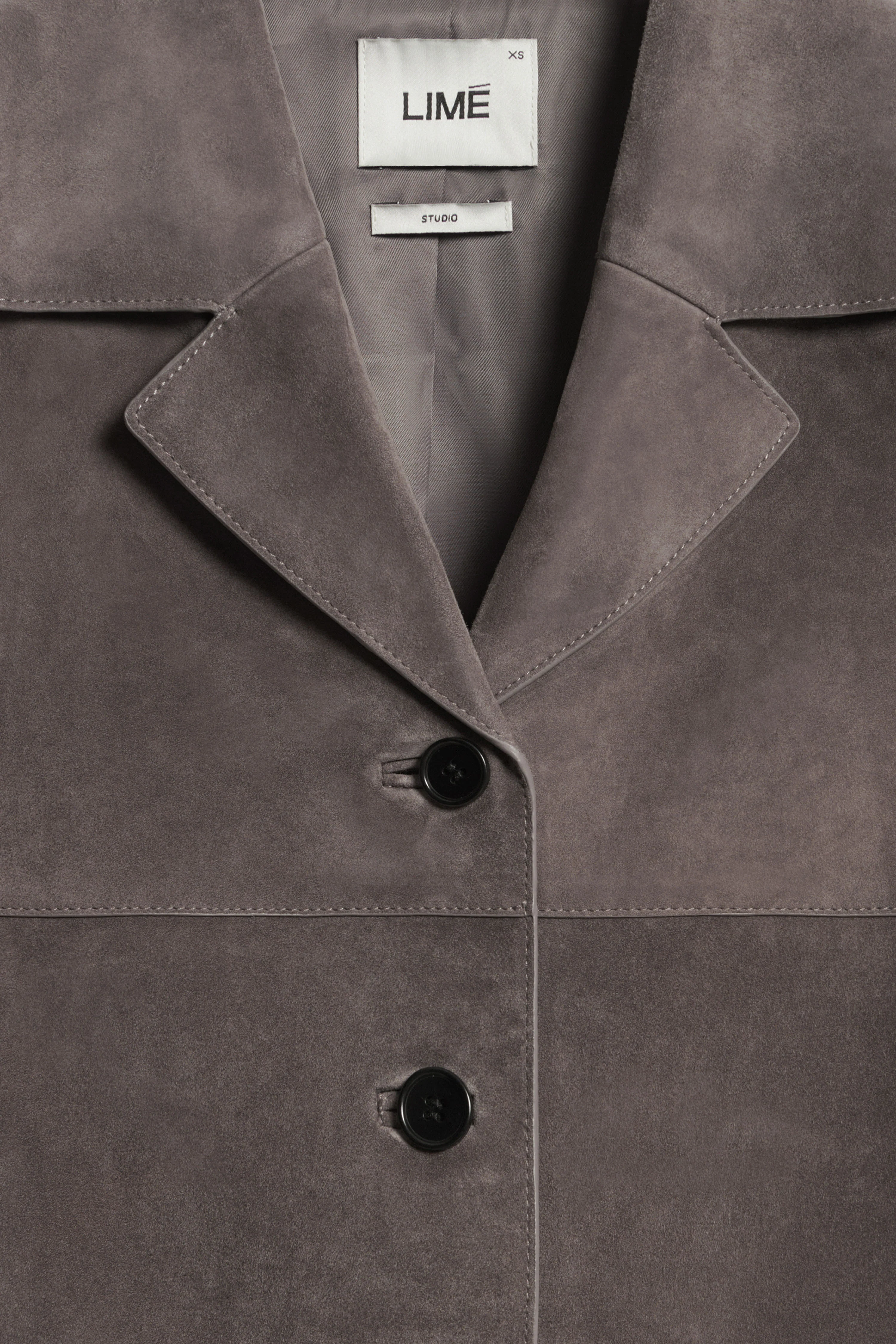 SUEDE OVERSIZE BLAZER - Image 8