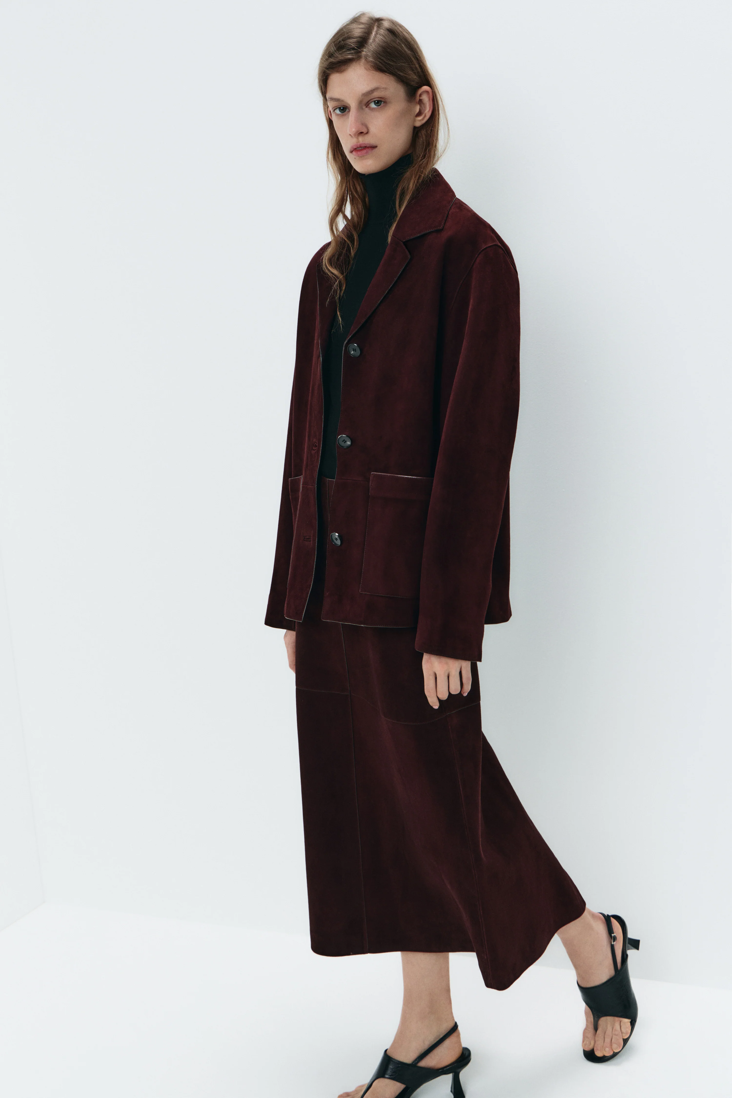 SUEDE OVERSIZE JACKET - Image 2