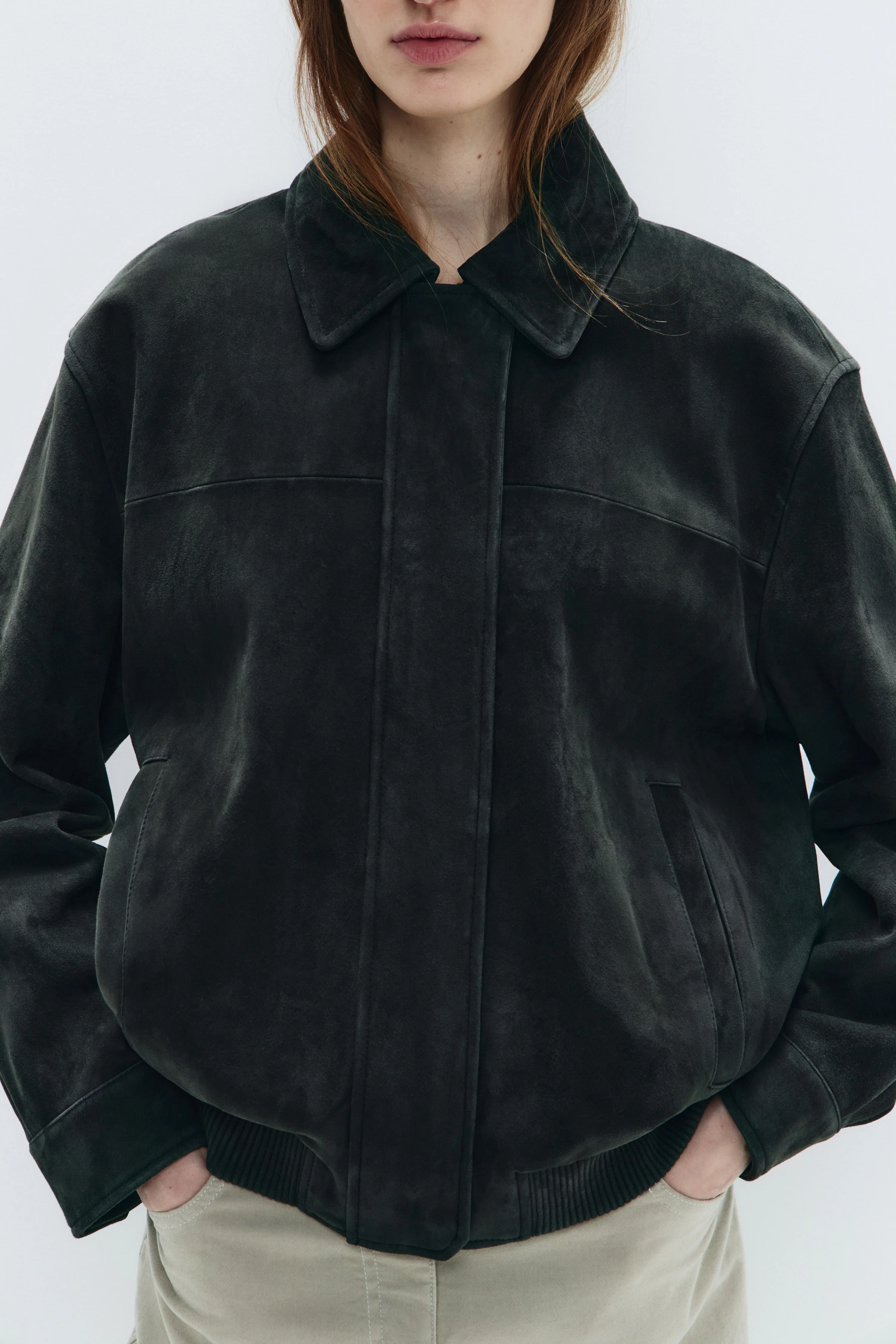 SUEDE OVERSIZE JACKET - Image 3