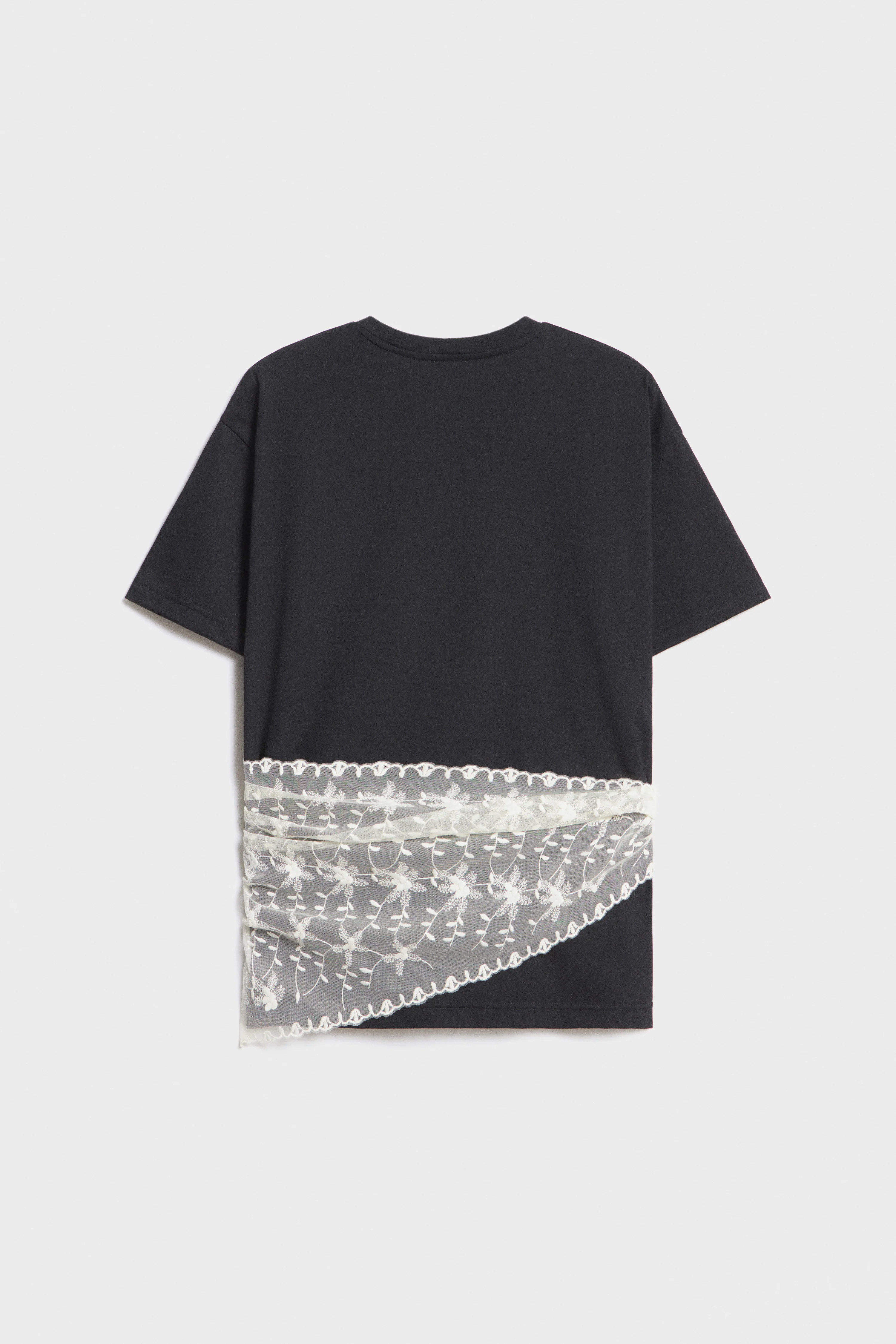 T-SHIRT AND LACE SCARVES - Image 5