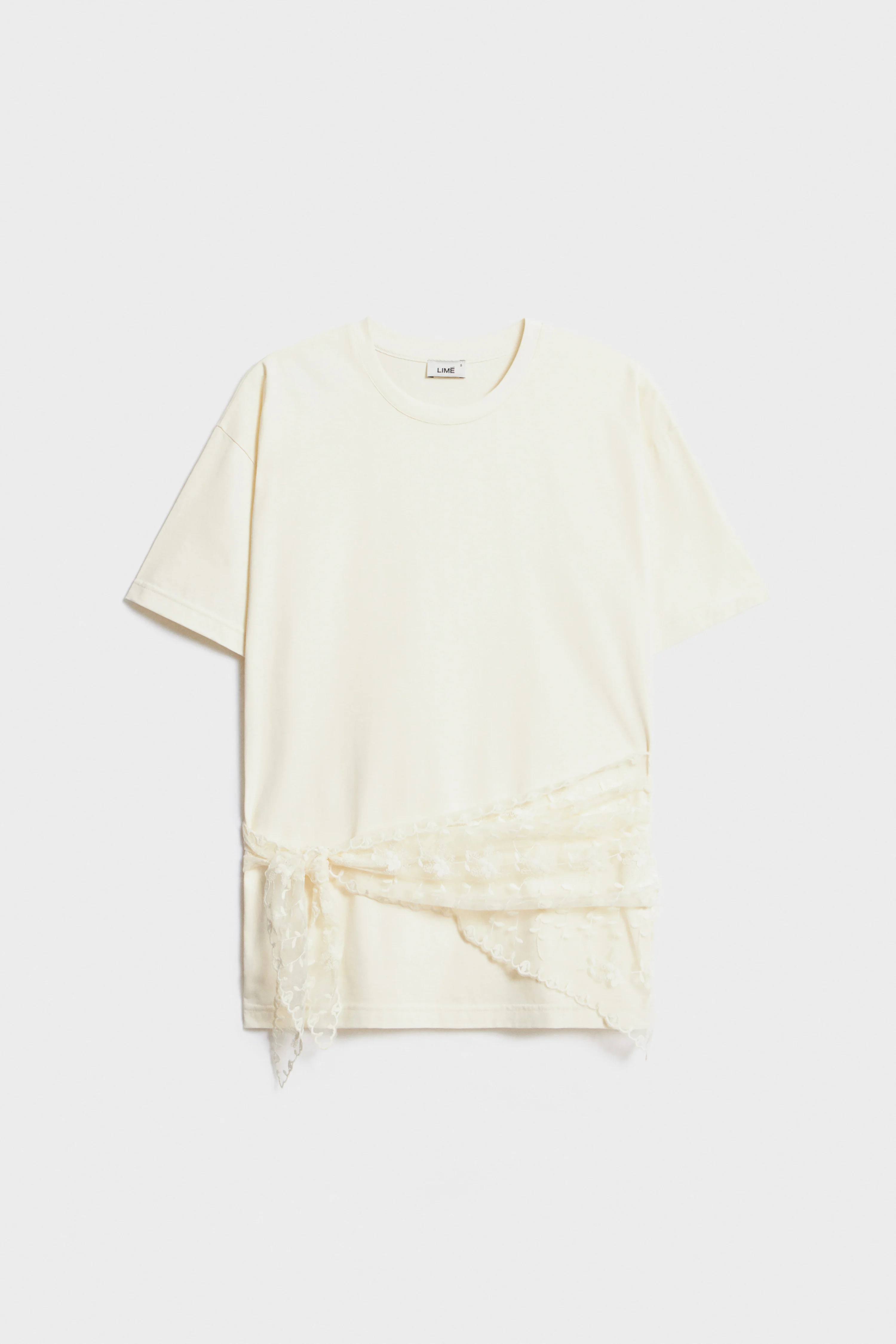 T-SHIRT AND LACE SCARVES - Image 5