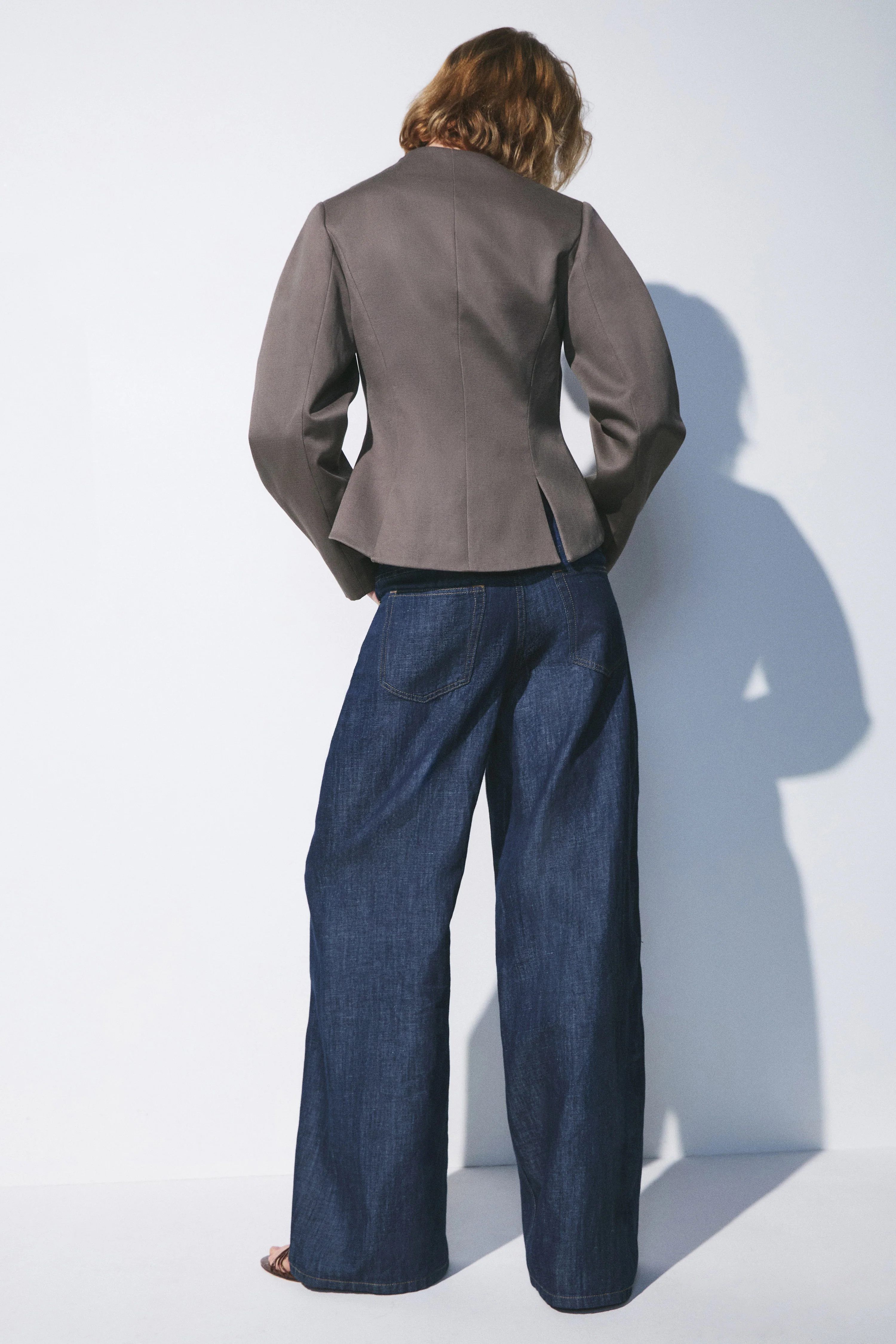 TAILORED COTTON-LINEN BLAZER - Image 5
