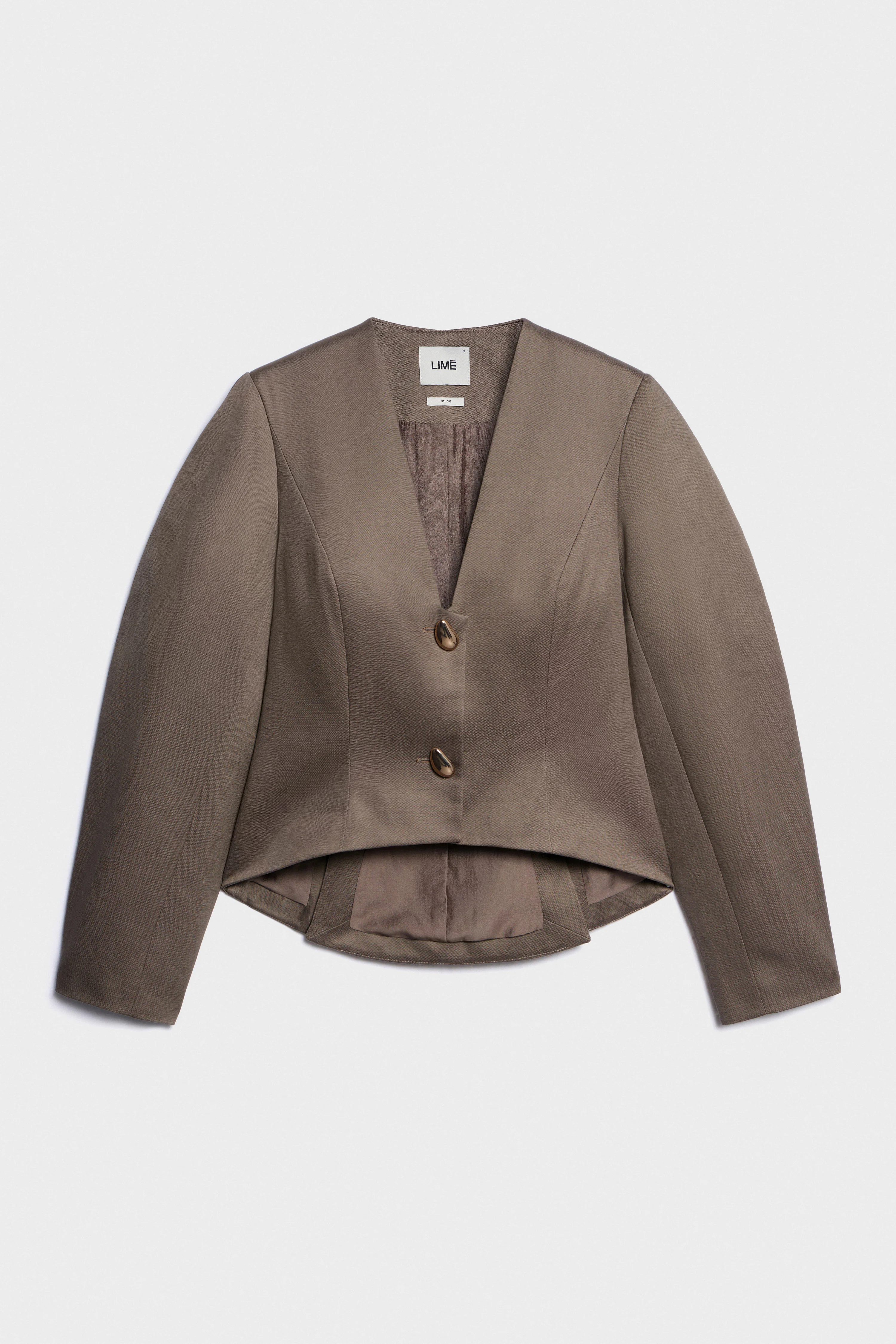 TAILORED COTTON-LINEN BLAZER - Image 6