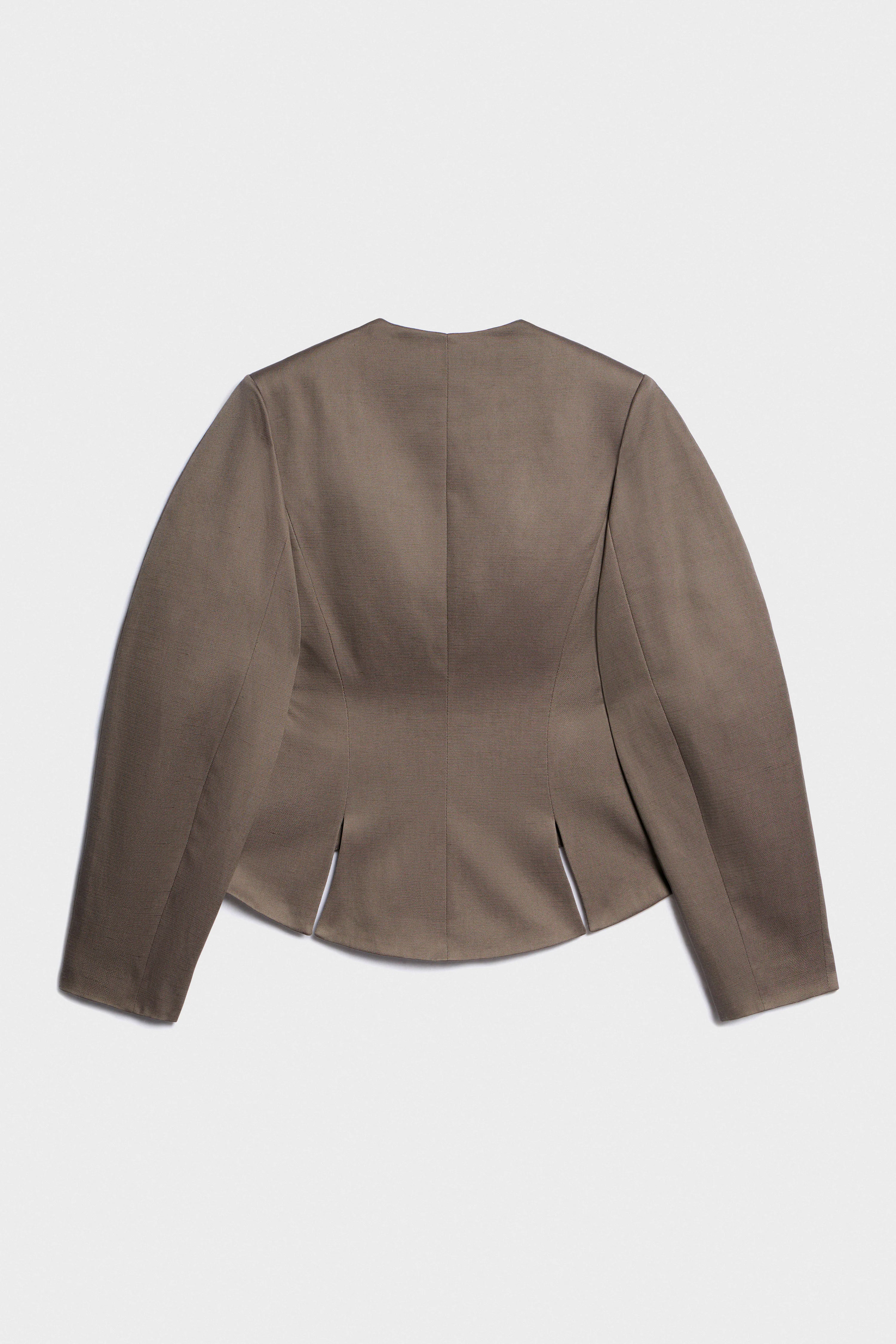 TAILORED COTTON-LINEN BLAZER - Image 7