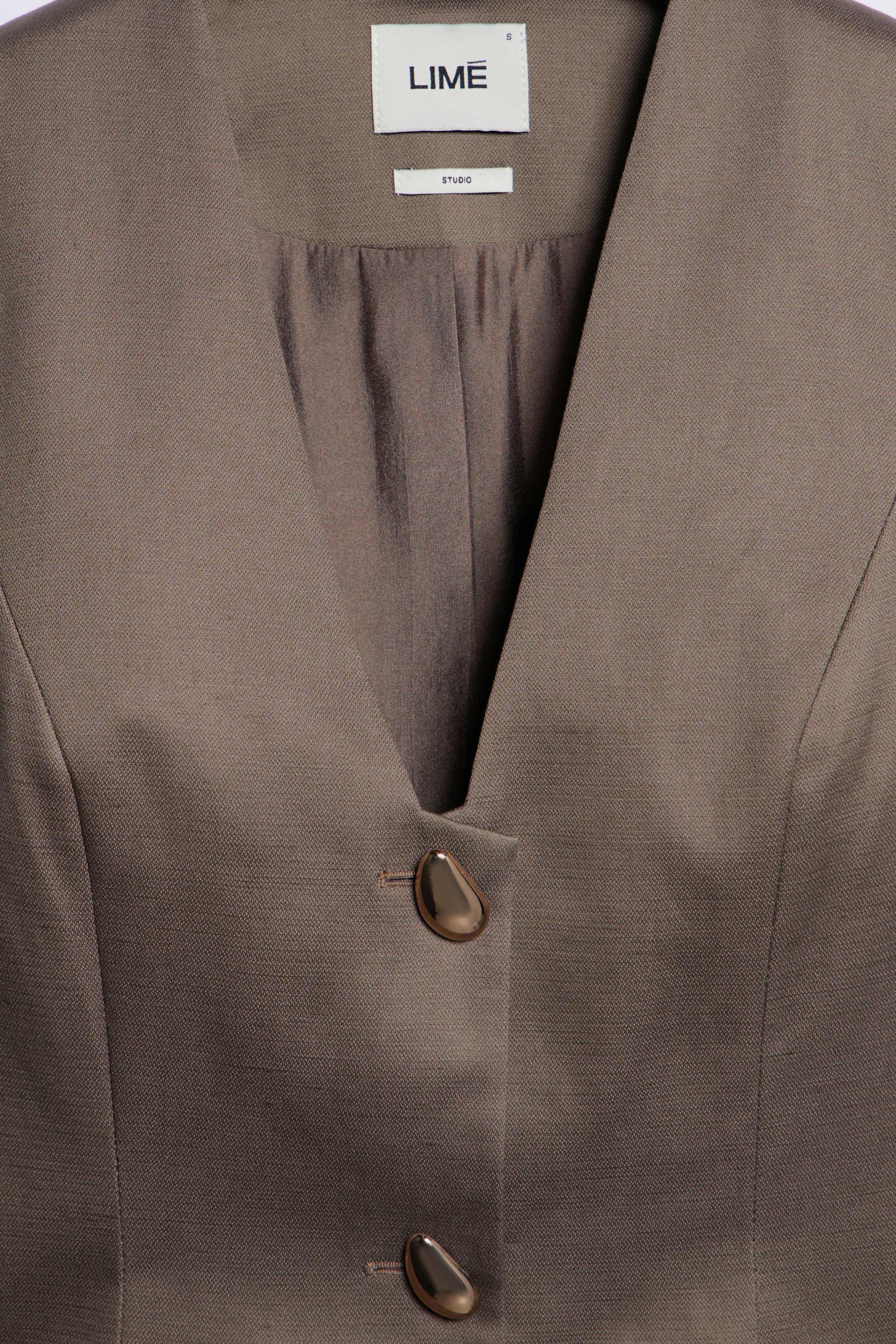 TAILORED COTTON-LINEN BLAZER - Image 8
