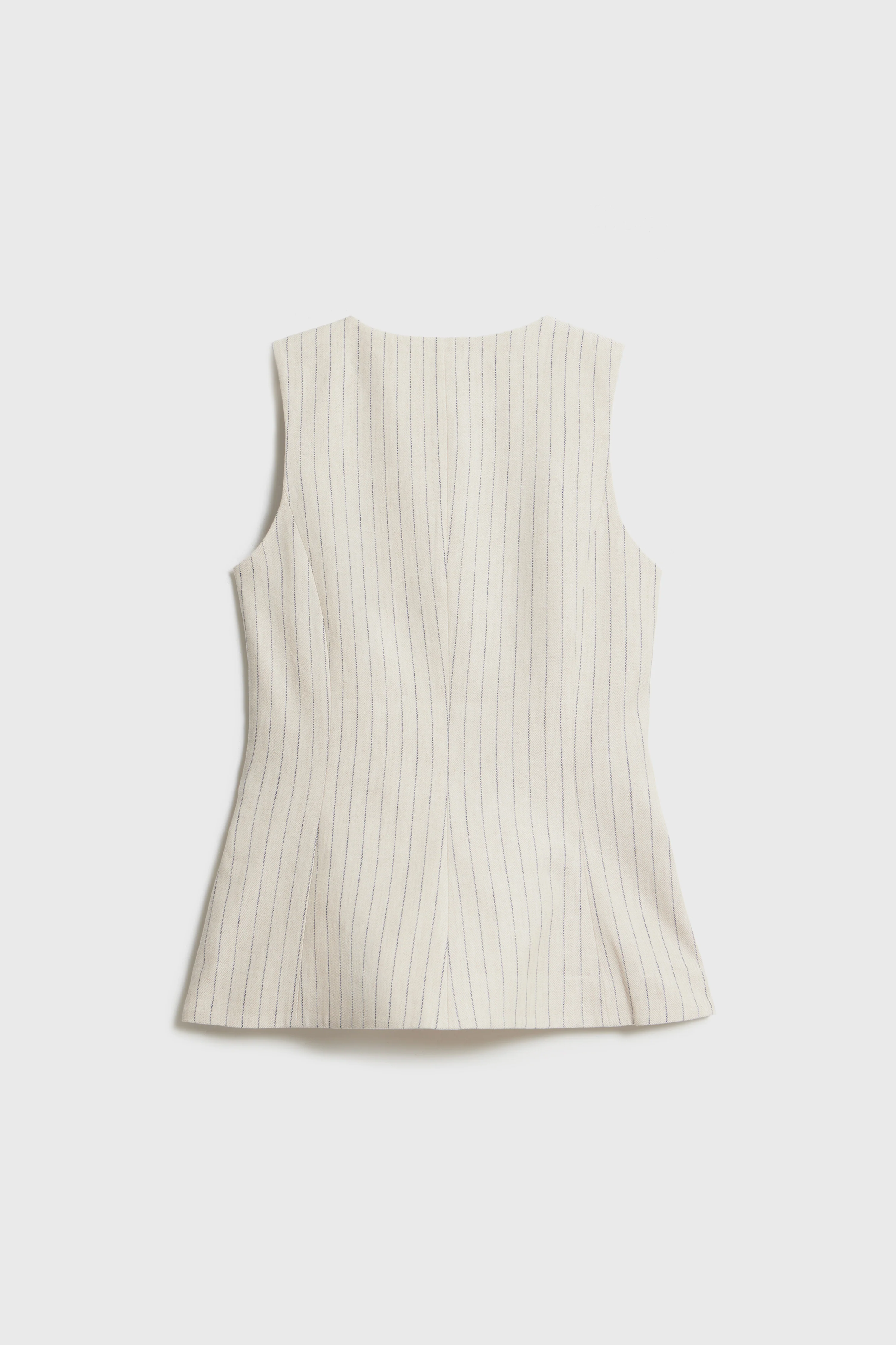 LINEN-COTTON TAILORED WAISTCOAT - Image 5