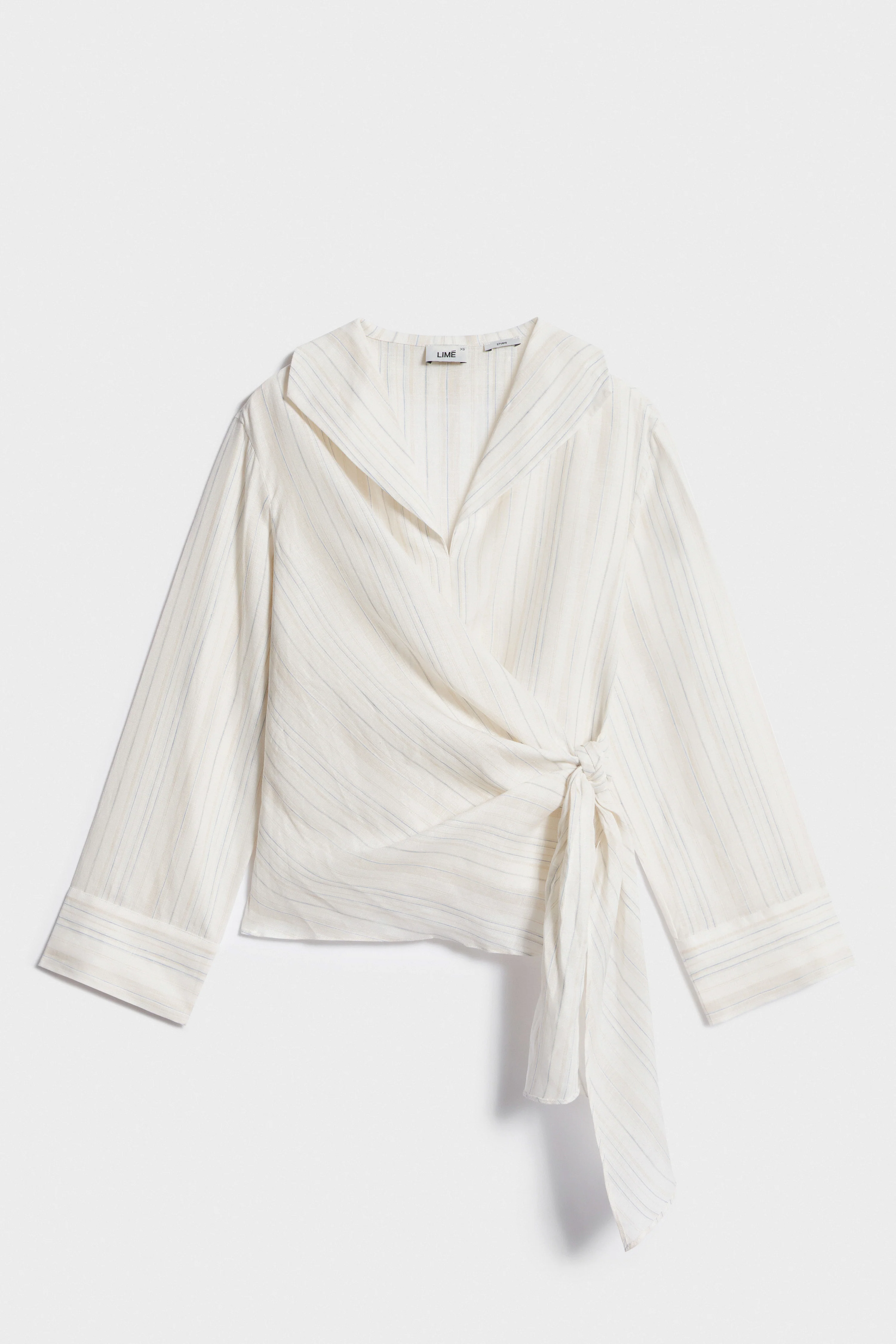 TIE-BELT LINEN SHIRT - Image 5