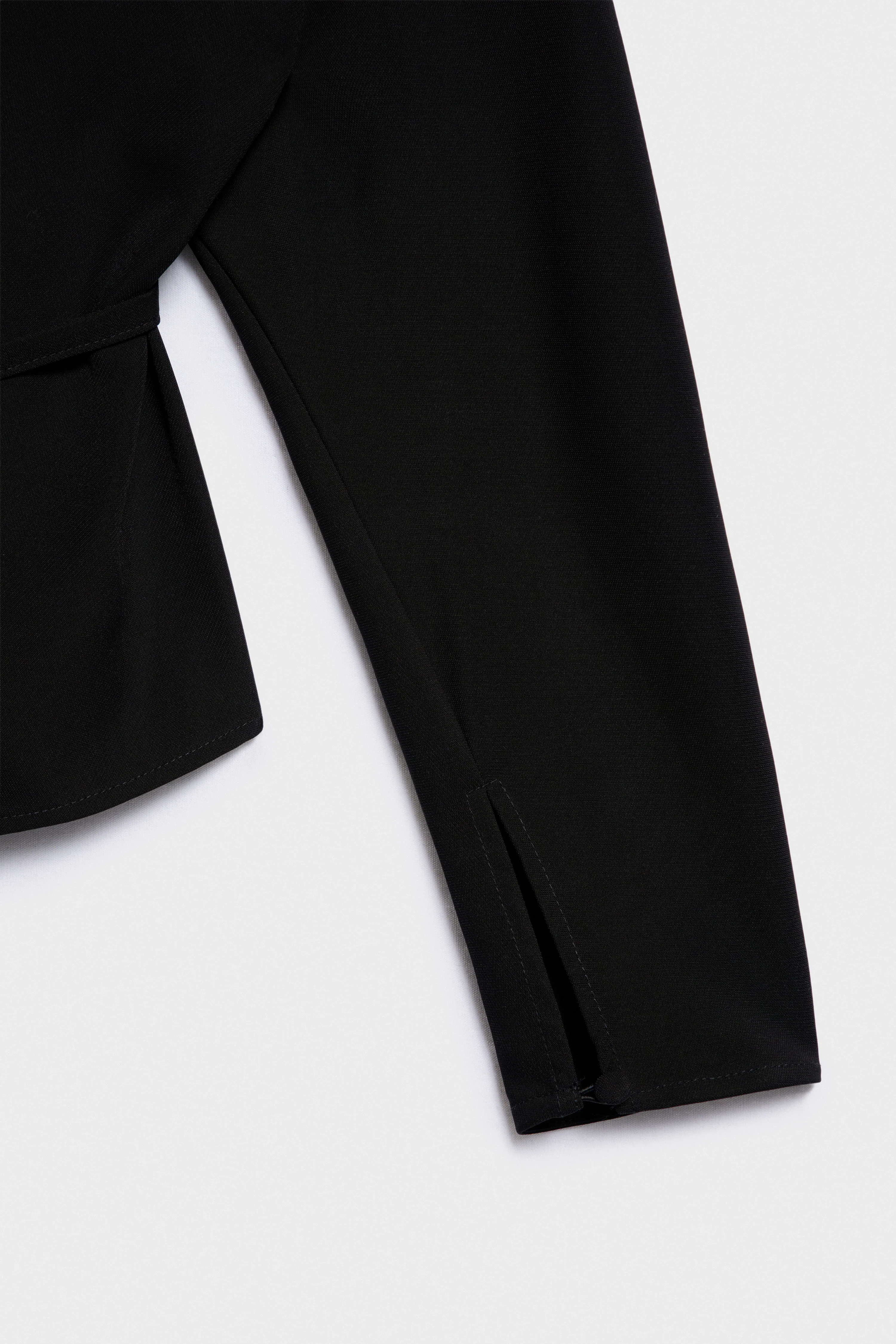 TIE-BELT SLIM BLOUSE - Image 8