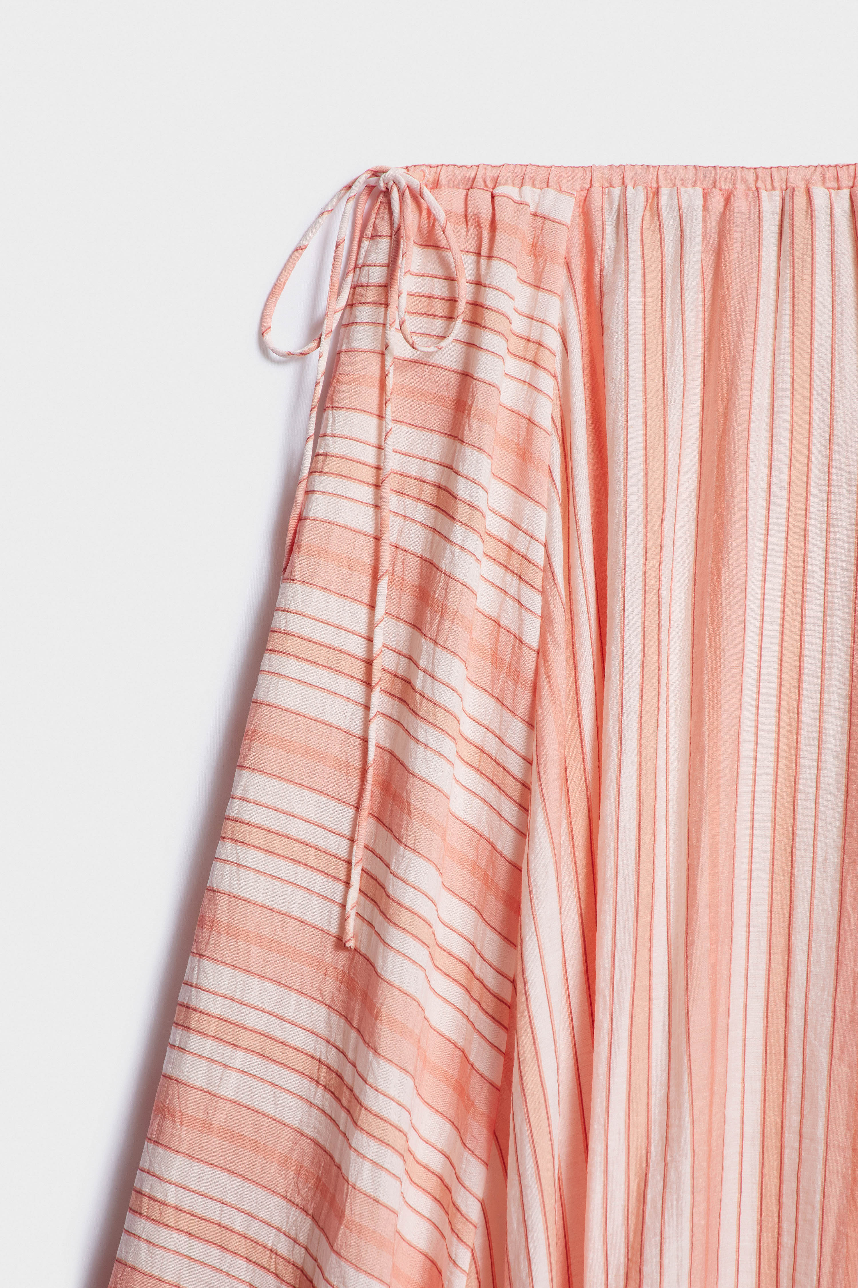 TIERED VISCOSE-LINEN SKIRT - Image 6