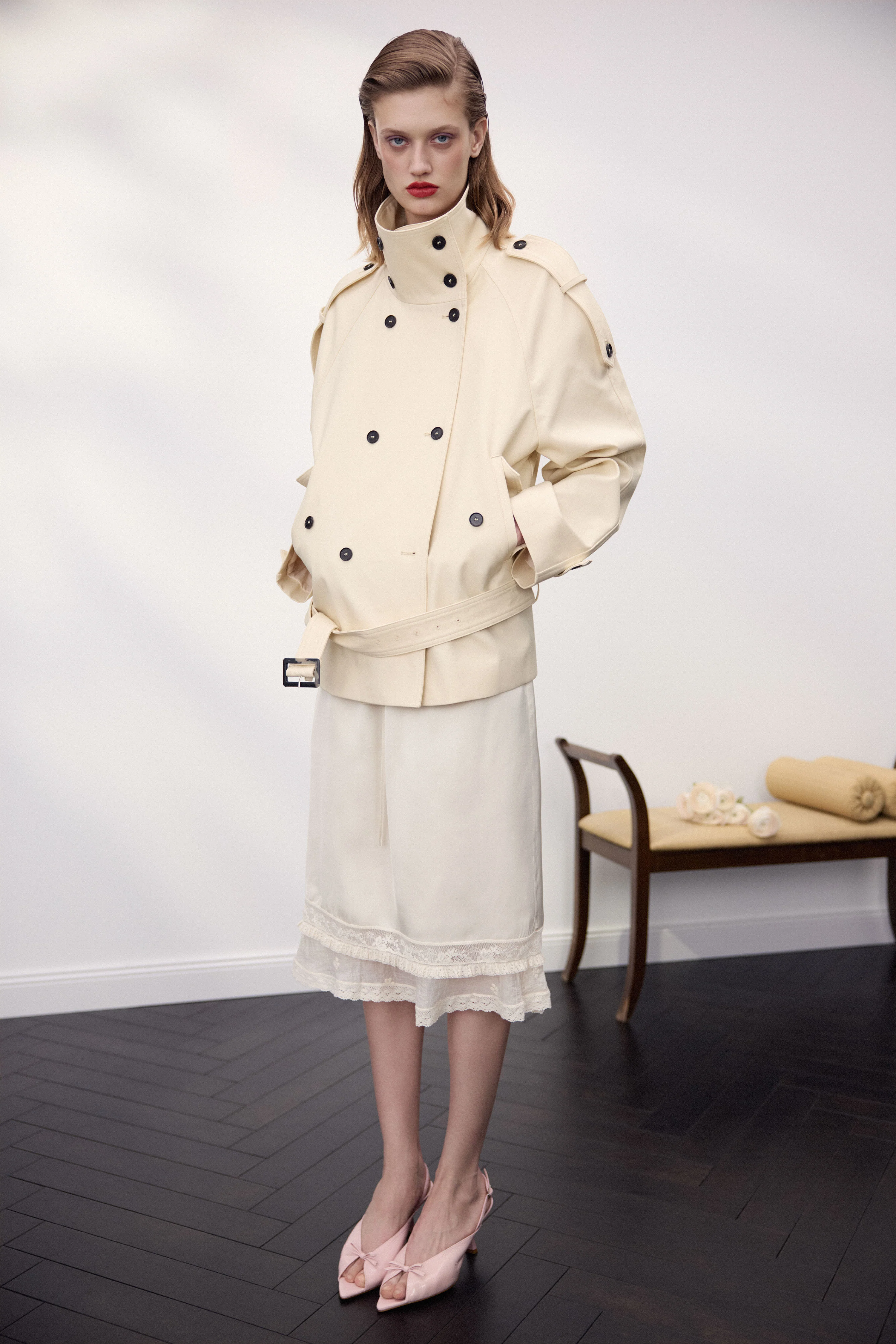 TRENCH-LOOK COTTON JACKET - Image 3