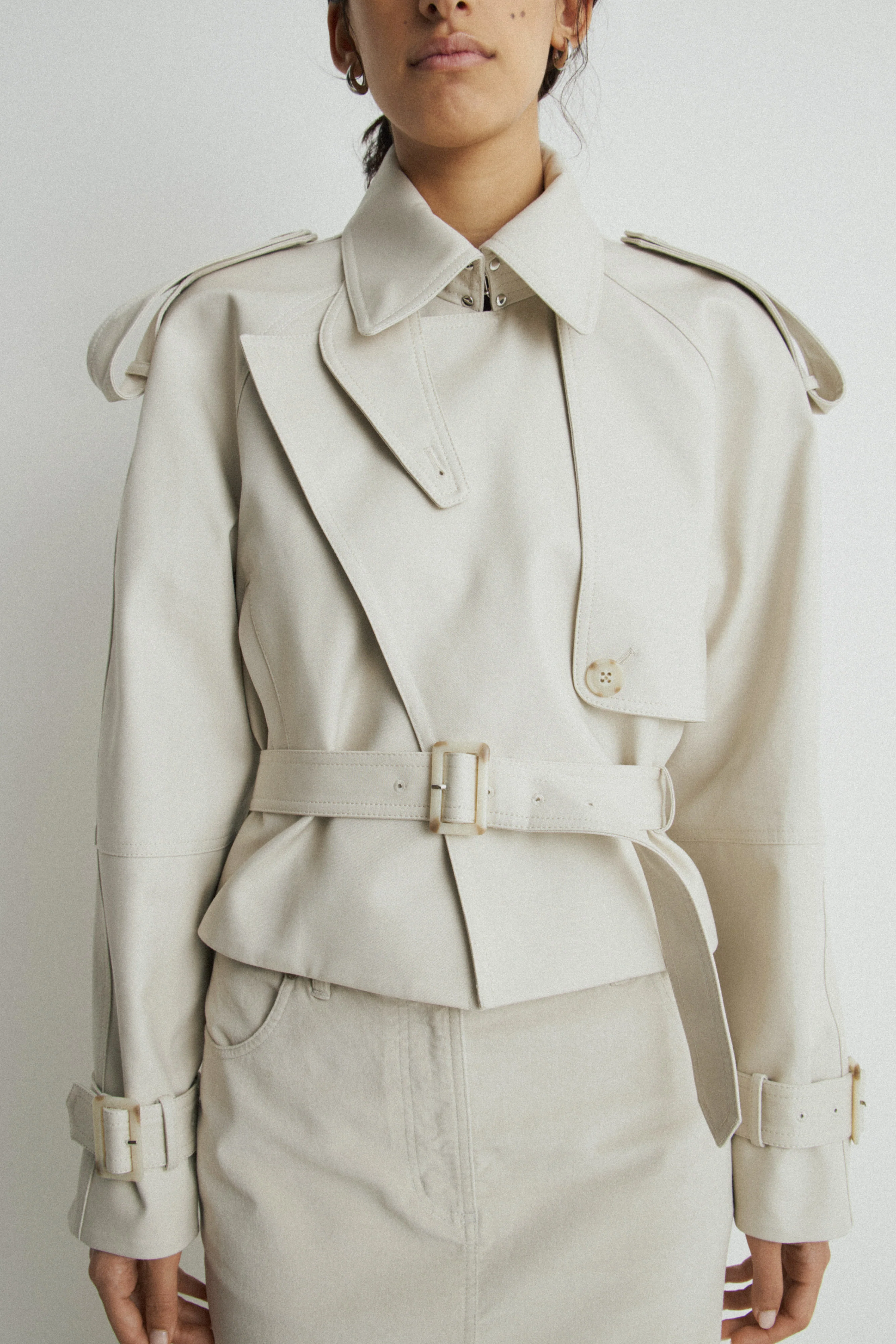 TRENCH-LOOK COTTON JACKET - Image 4