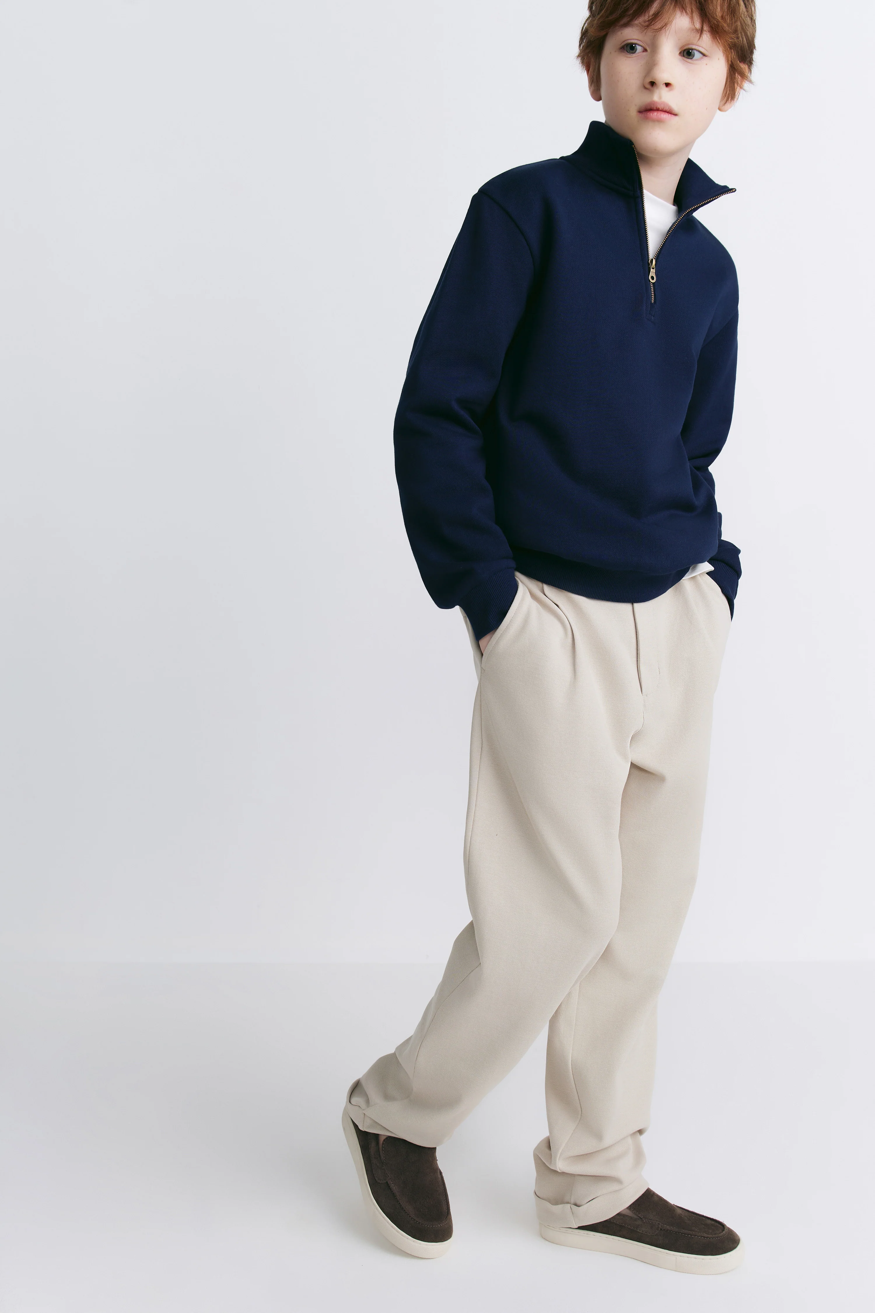 TROUSERS WITH ELASTICATED WAISTBAND - Image 3