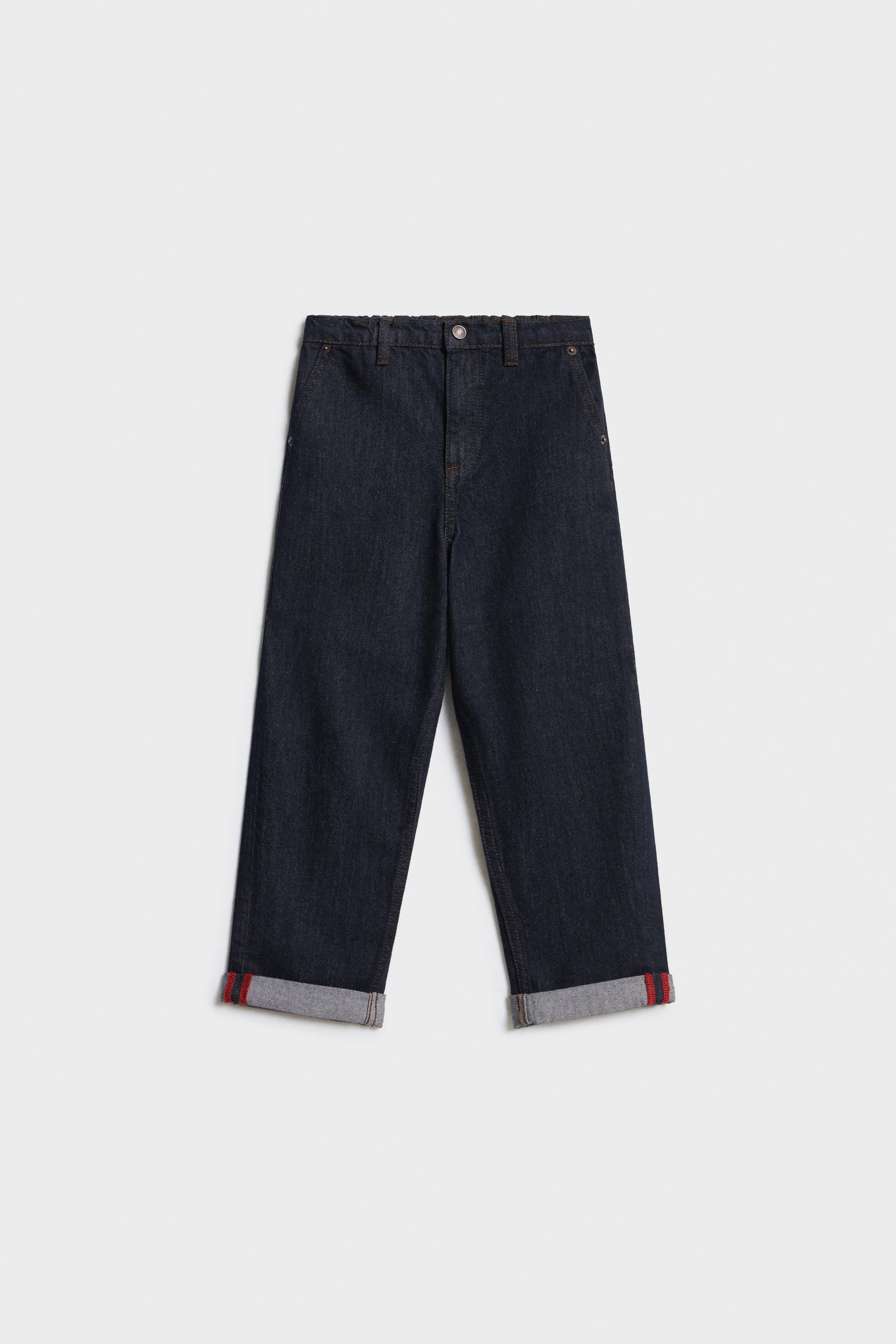 TURN-UP BAGGY JEANS - Image 5