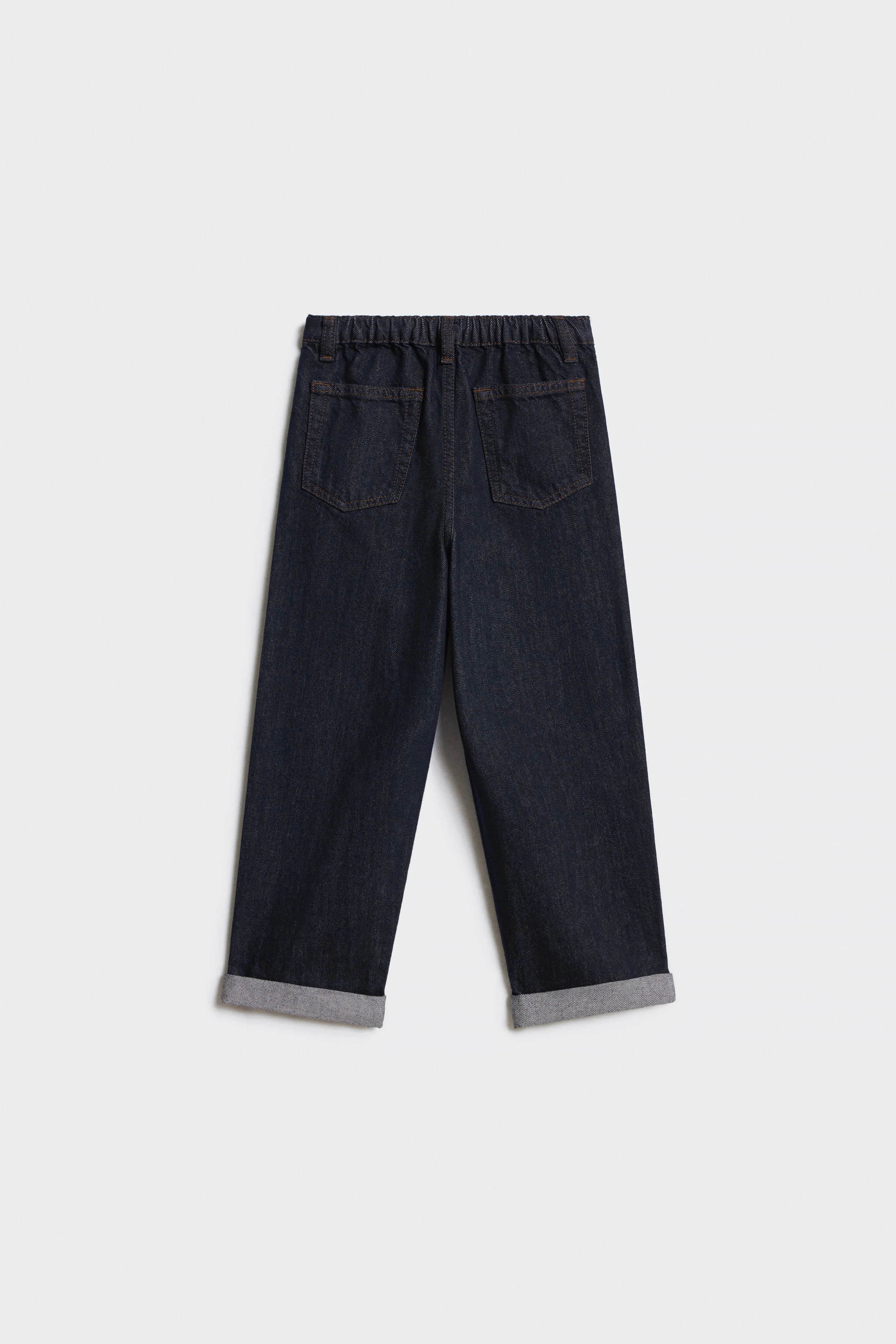 TURN-UP BAGGY JEANS - Image 6