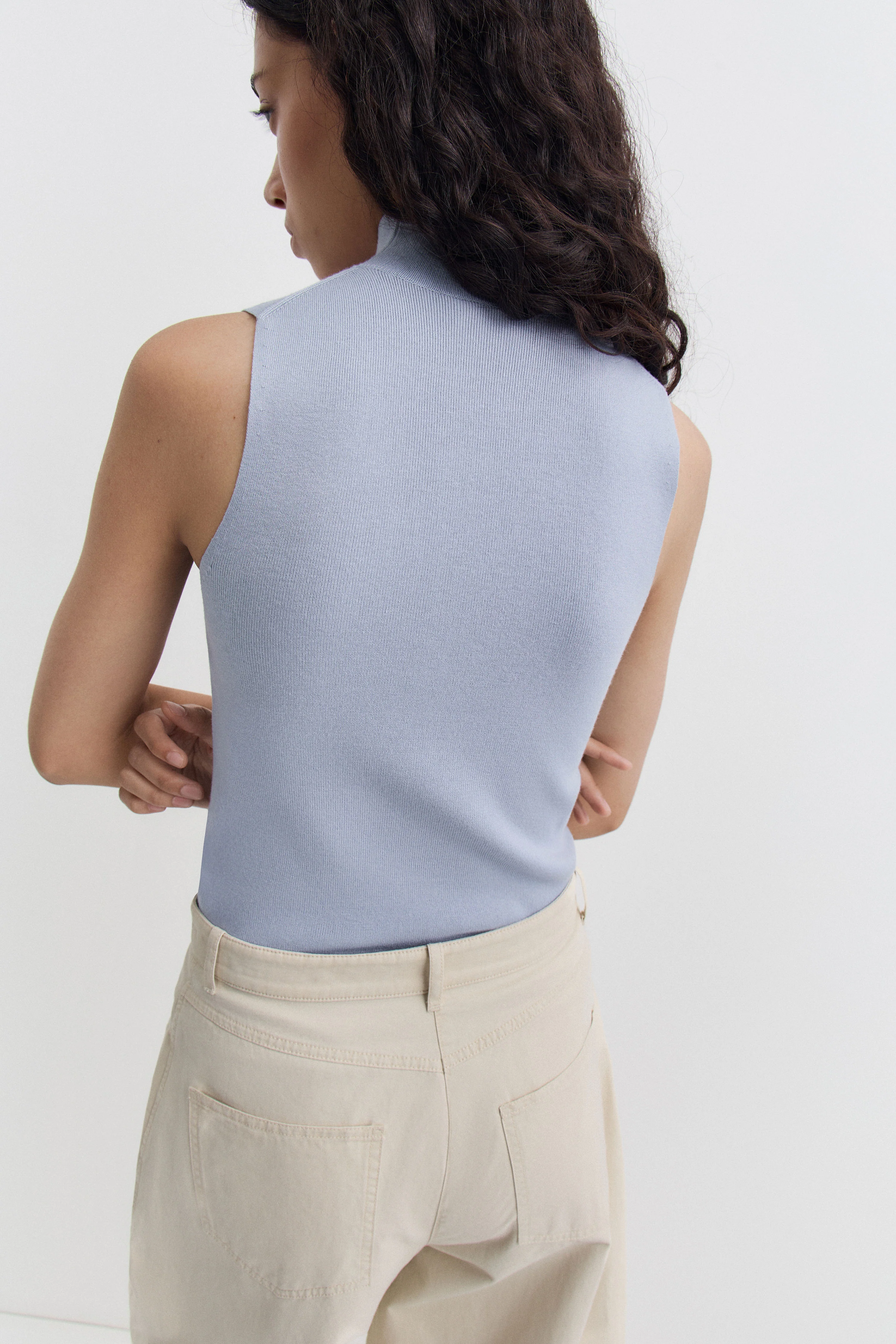 TURTLENECK KNIT TOP - Image 3