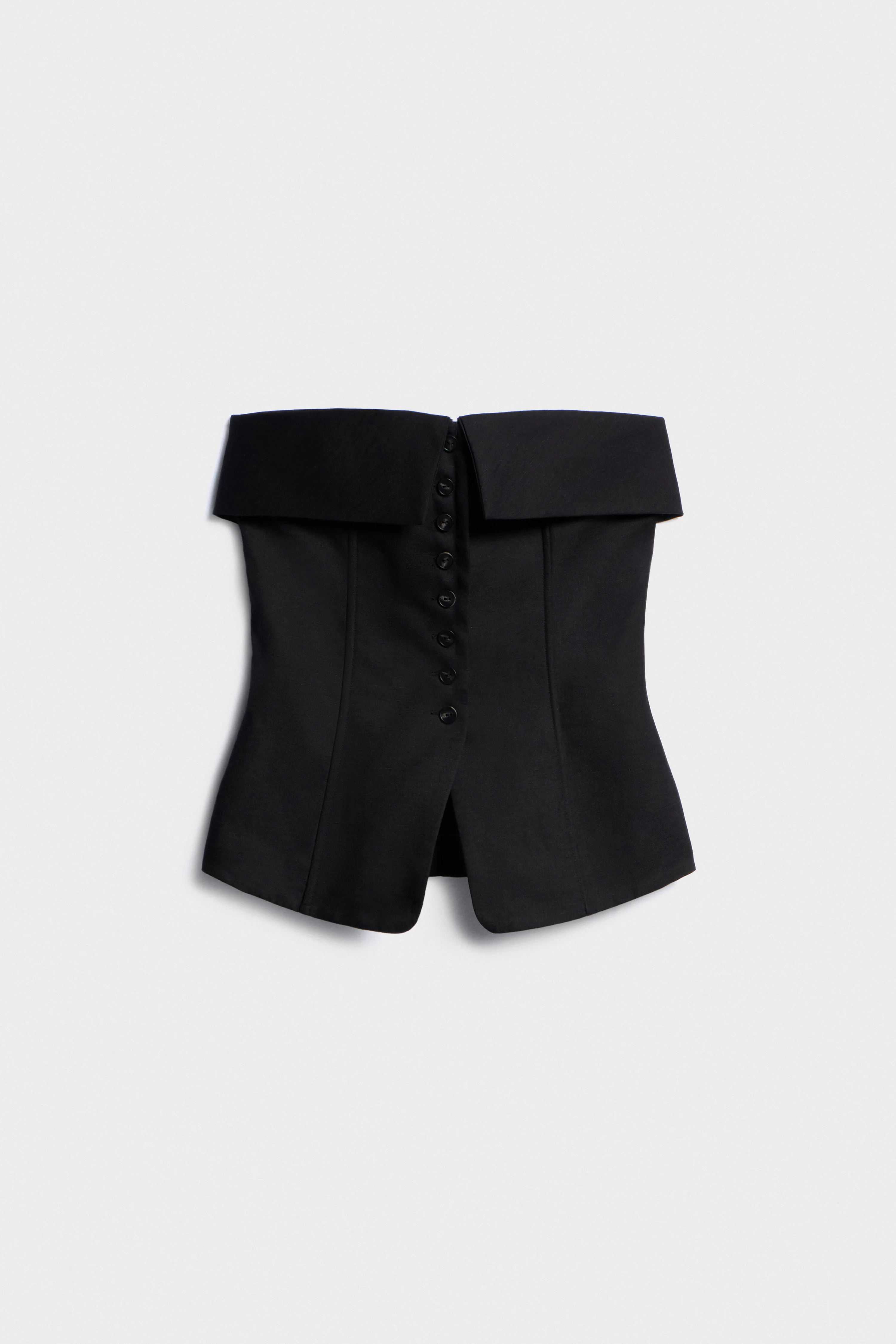 UNDERWIRED LYOCELL-LINEN WAISTCOAT - Image 5