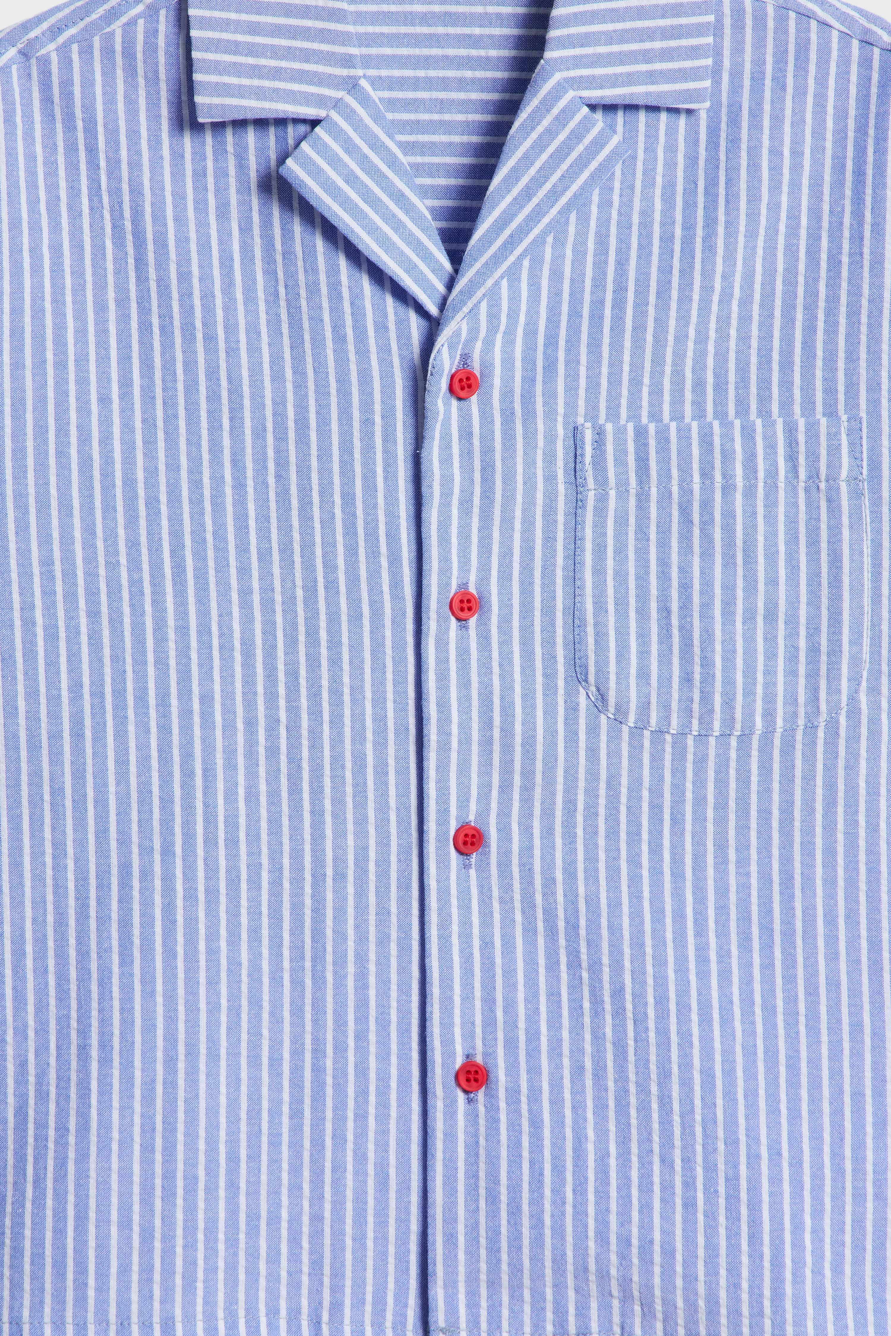 STRIPED SHORT-SLEEVED SHIRT - Image 6